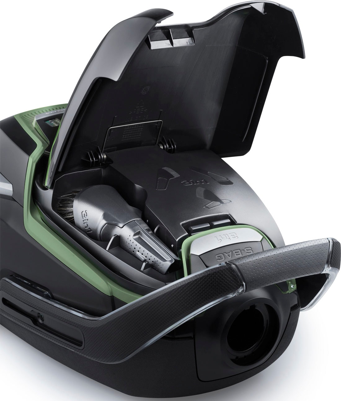 AEG Bodenstaubsauger »VX9-2-ÖKO«, 850 W, mit Beutel, Leistungsstark, inkl. Zusatzdüsen, 70 % Recyclingkunststoff, 5l Beutel