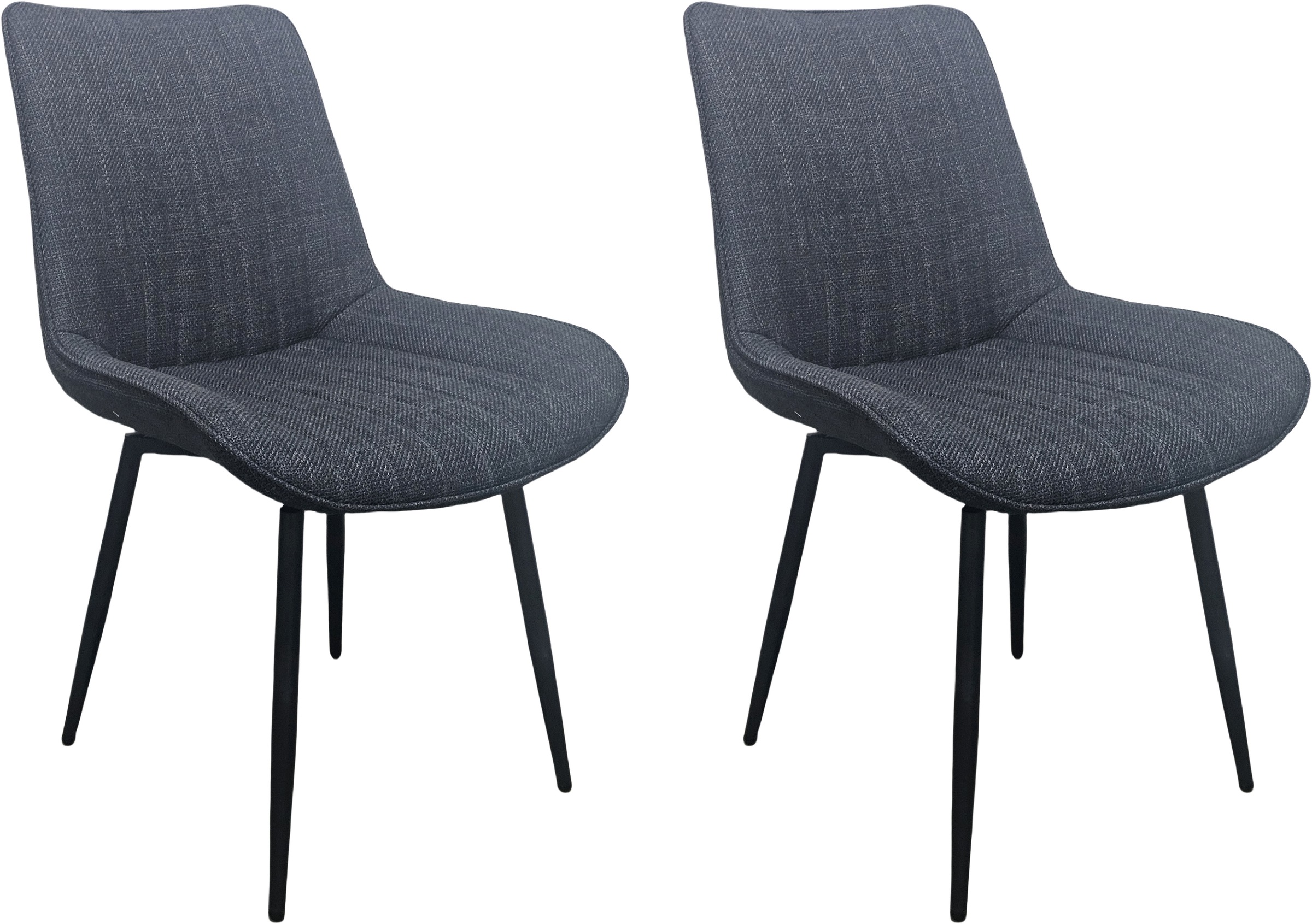 HELA Drehstuhl »Vierfußstuhl BERGEN«, (Set), 2 St., Webstoff, Esszimmerstuh günstig online kaufen