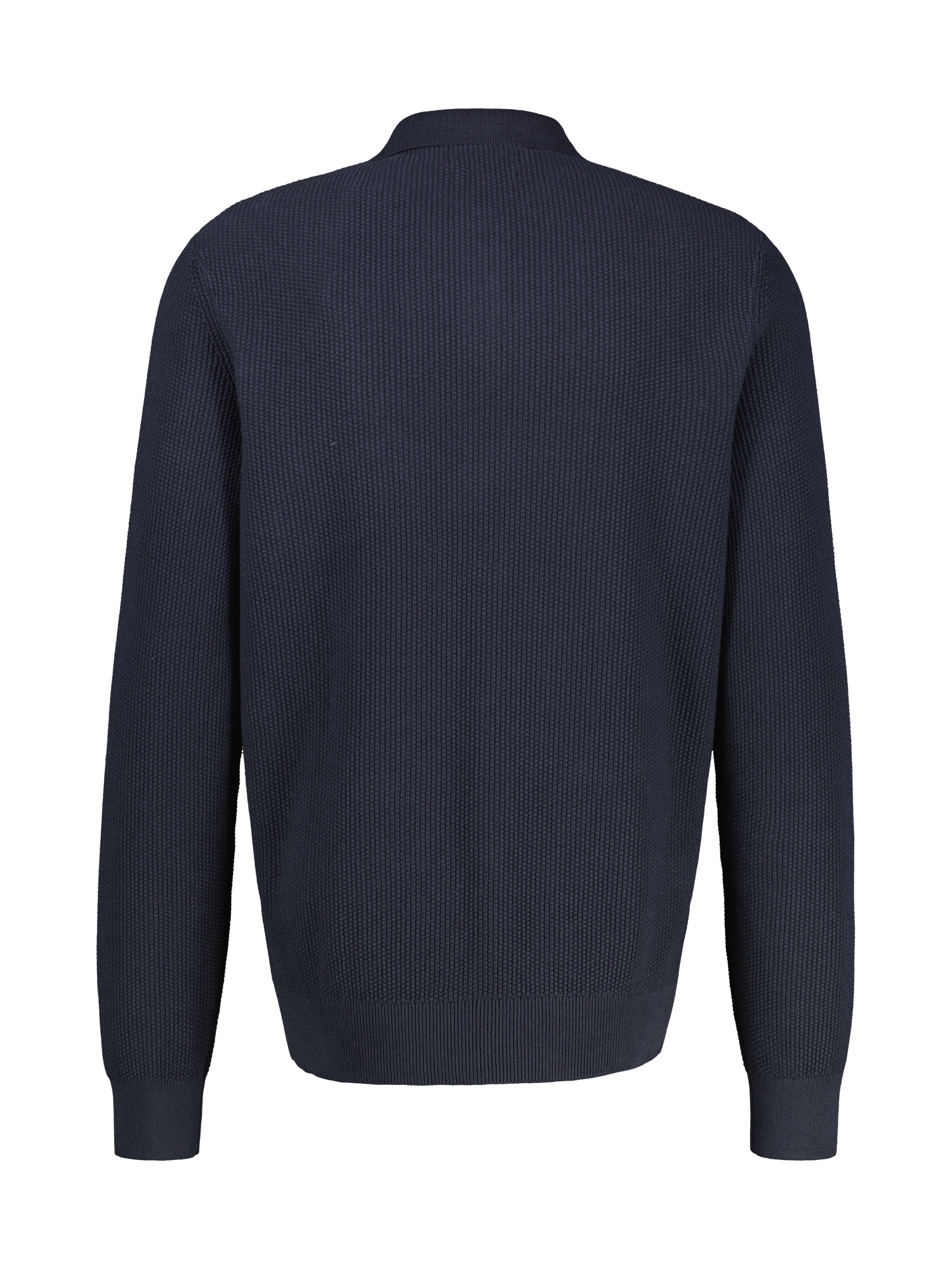 LERROS Strickpullover »LERROS Langarmpoloshirt, gestrickt«