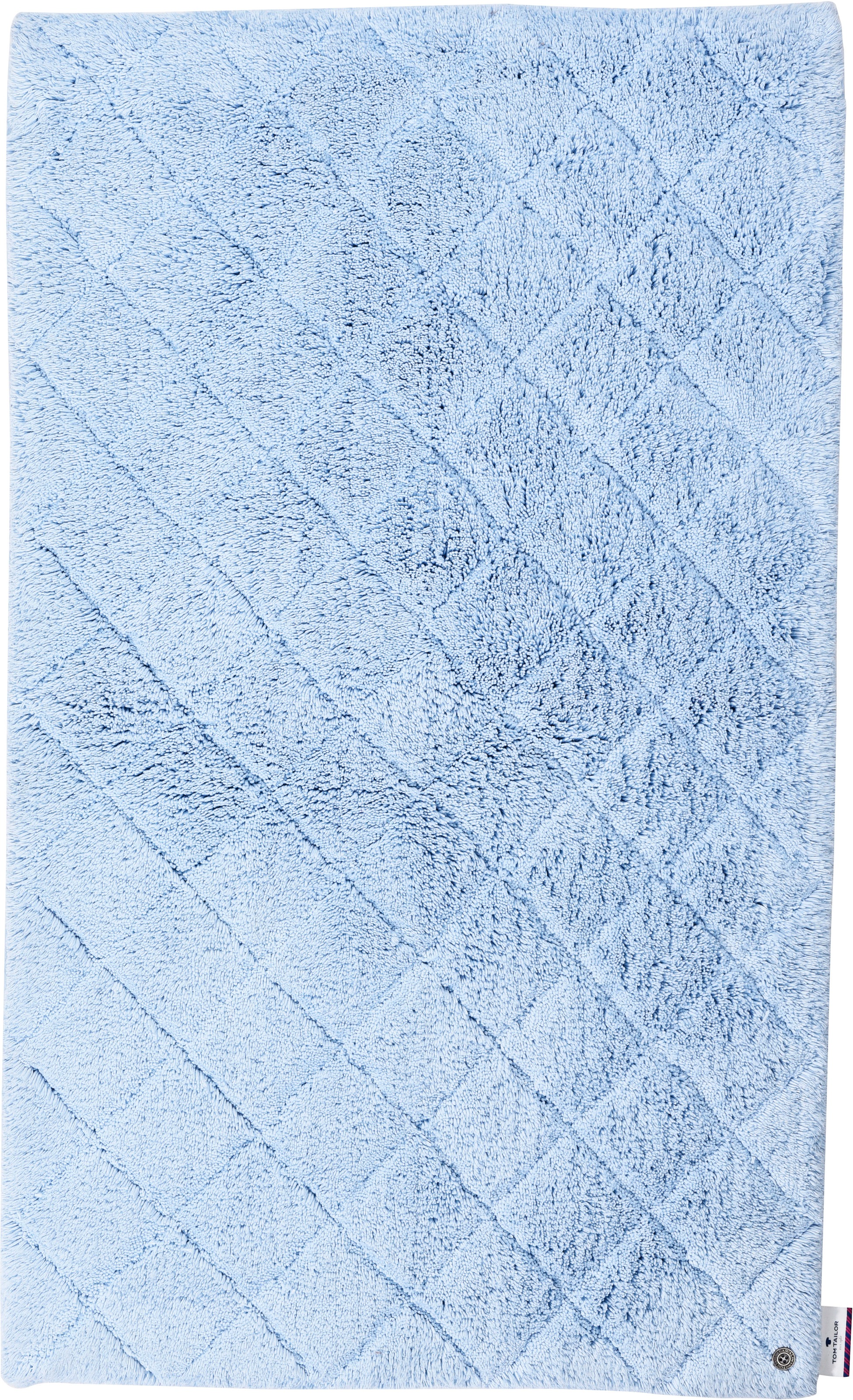 TOM TAILOR HOME Badematte »Cotton Diamond« Höhe 20 mm rutschhemmend beschic günstig online kaufen