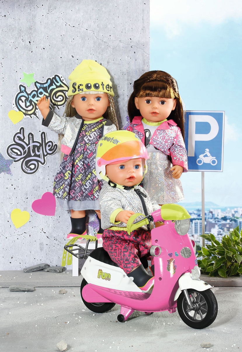 Scooter«, kaufen im Puppen »City für RC-Motorrad Baby RC Online-Shop Born