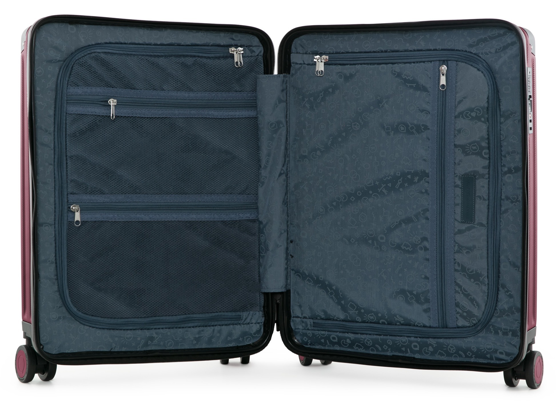 Hauptstadtkoffer Hartschalen-Trolley »Q-Damm, verschiedene Farben und Größen«, 4 Rollen, Hartschalenkoffer Reisekoffer Trolley mit TSA-Schloss
