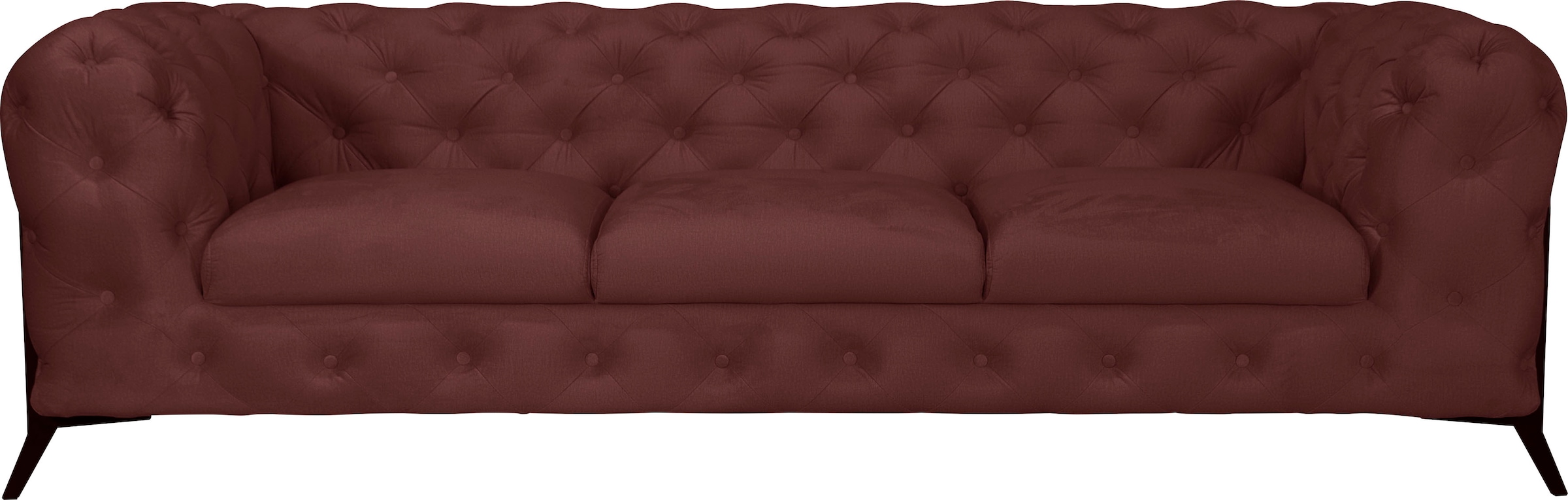 Leonique Chesterfield-Sofa Amaury, aufwändige Knopfheftung, moderne Chester günstig online kaufen