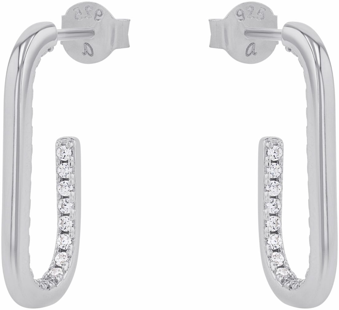 Amor Paar Creolen »2038267« mit Zirkonia (synth.)