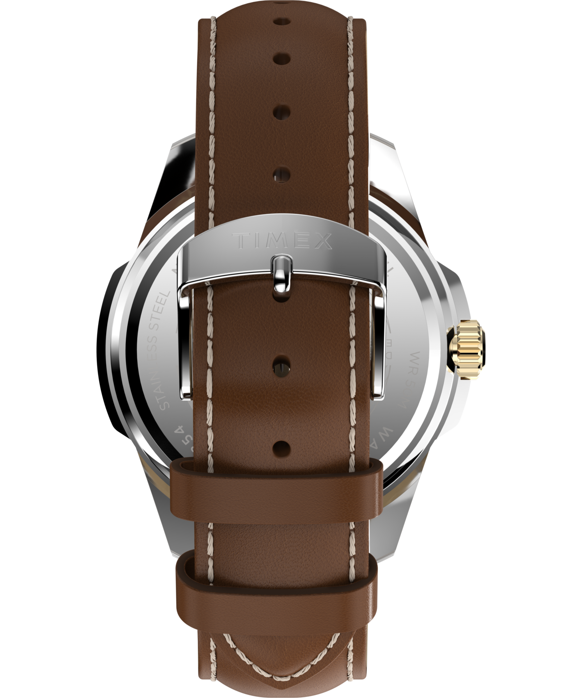 Timex Quarzuhr »ESSEX« Armbanduhr, Damenuhr, Lederarmband, Datum, Leuchtzeiger