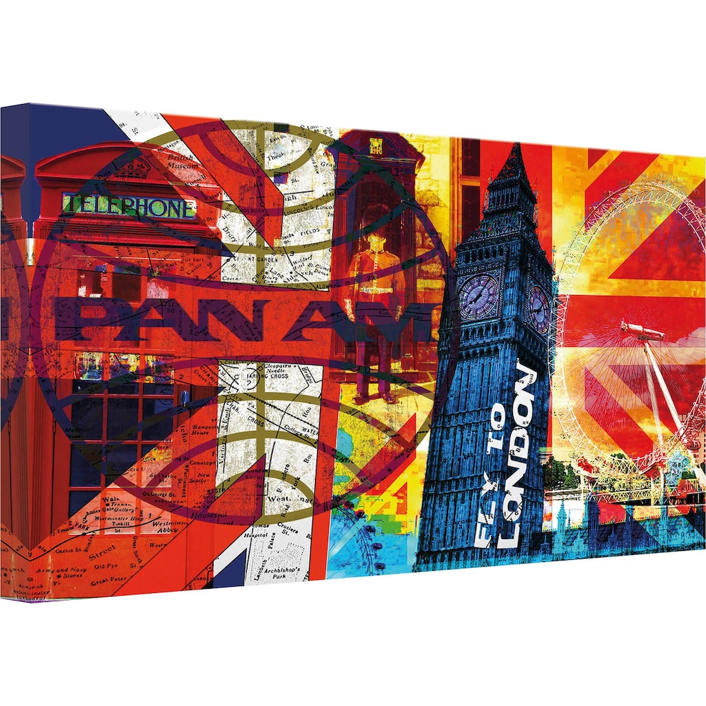 Wall-Art Leinwandbild »PAN AM - London«