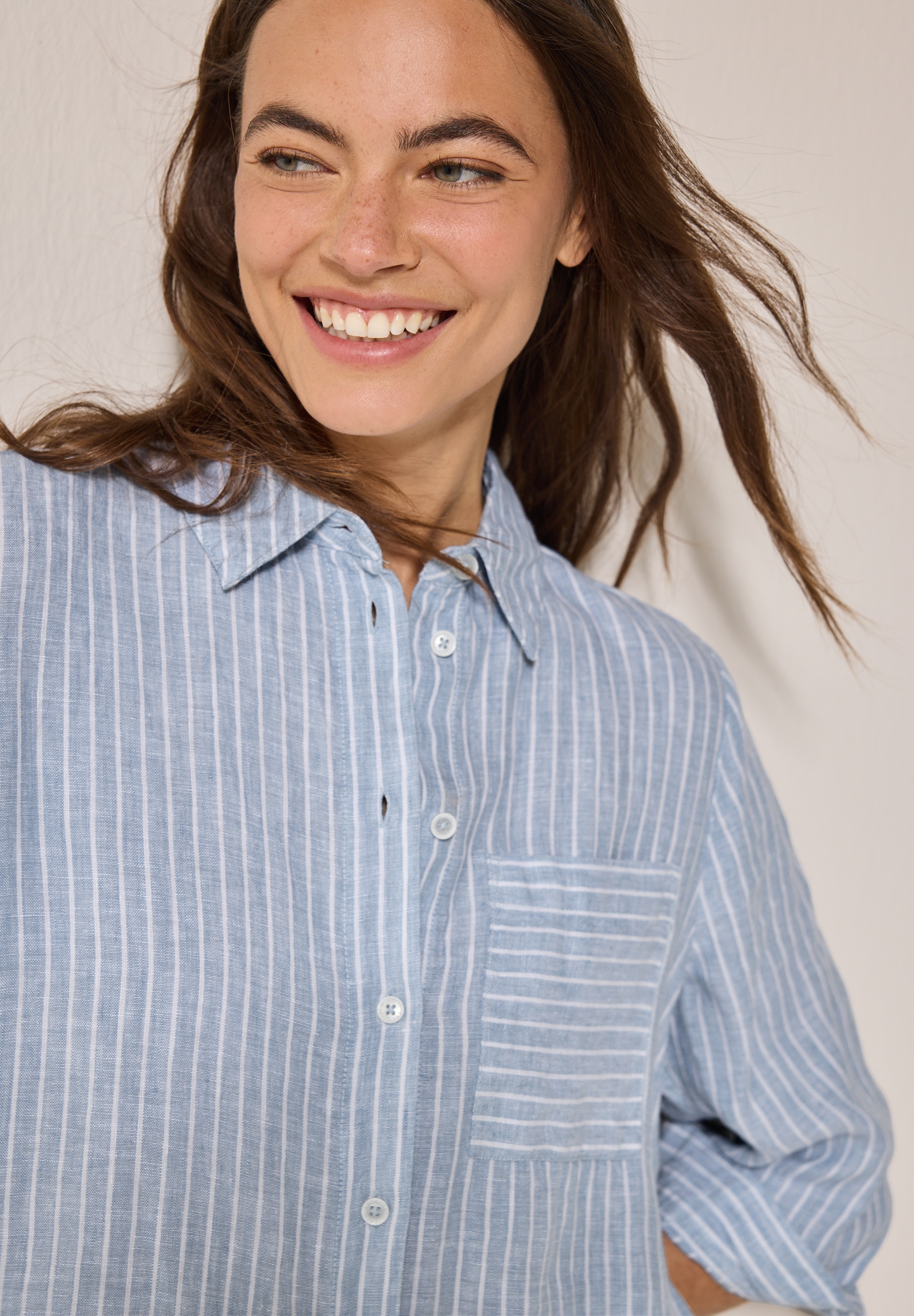 Cecil Blusenkleid, mit 3/4-Arm und im Streifen-Look