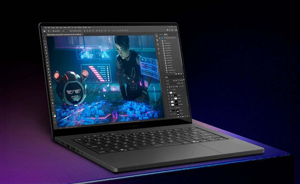 Asus Gaming-Notebook »ROG Zephyrus G14 GU405AR-SY106W« 35,6 cm / 14 ″ Intel Core Ultra 9 GeForce® RTX 5070 Ti 1.000 GB SSD