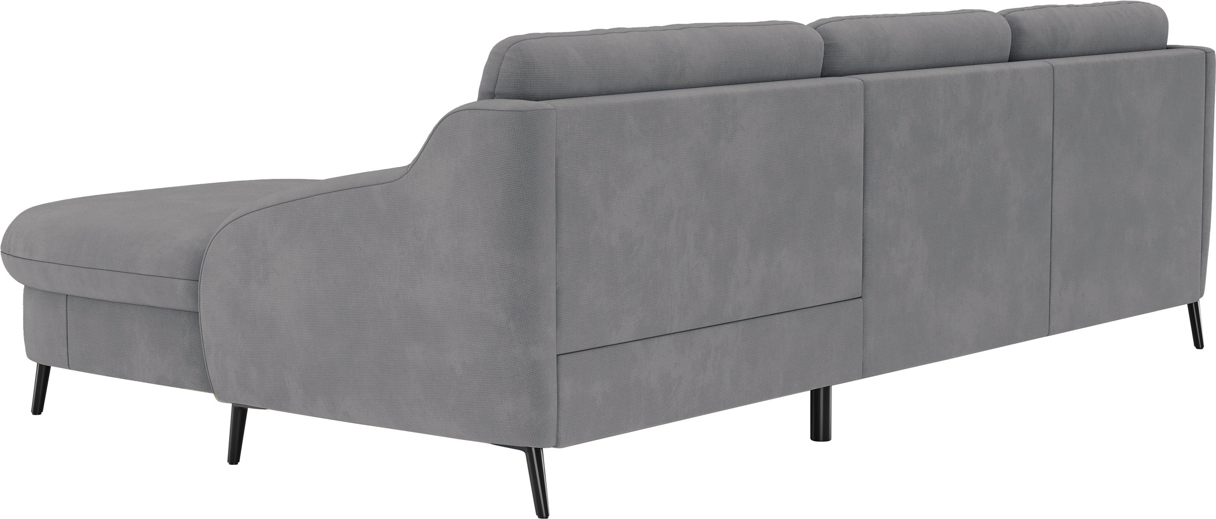 sit&more Ecksofa »Soul L-Form«, wahlweise mit Bettfunktion und Bettkasten oder Schubkasten