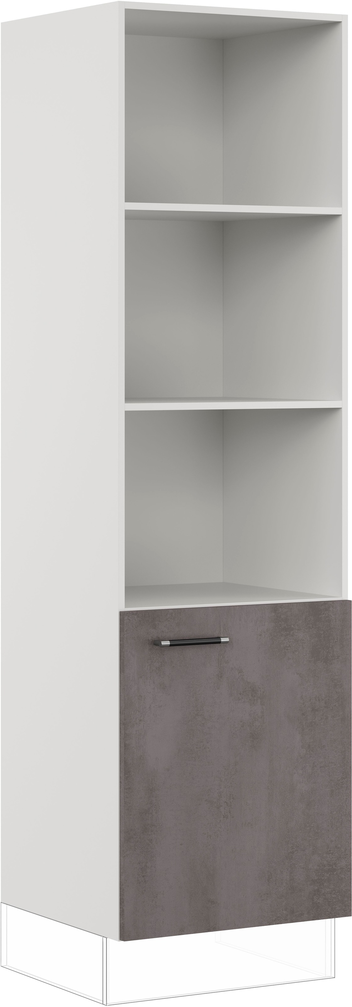 IMPULS KÜCHEN Seitenschrank »"Prag", Breite/Höhe: 60/205,1 cm« vormontiert, günstig online kaufen