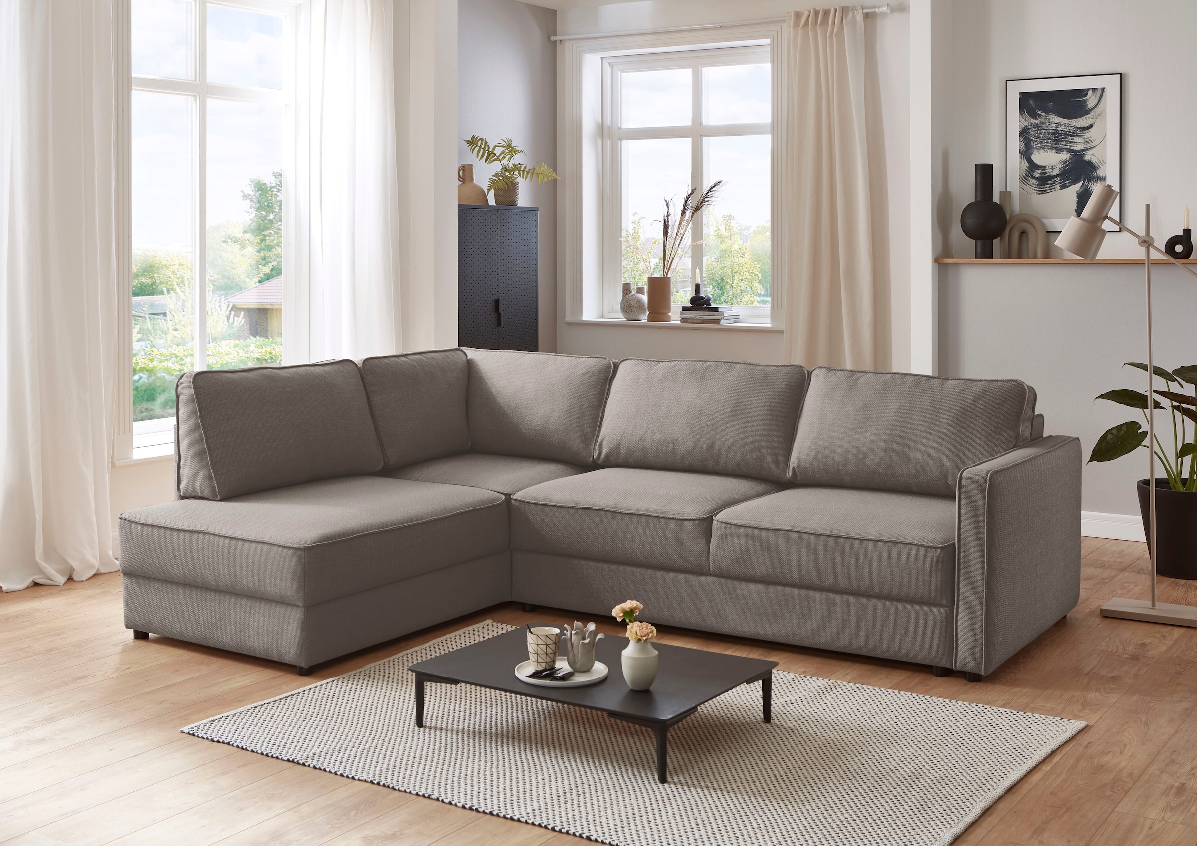 ATLANTIC home collection Schlafsofa »Chill«, Ecksofa mit Bettfunktion und B günstig online kaufen