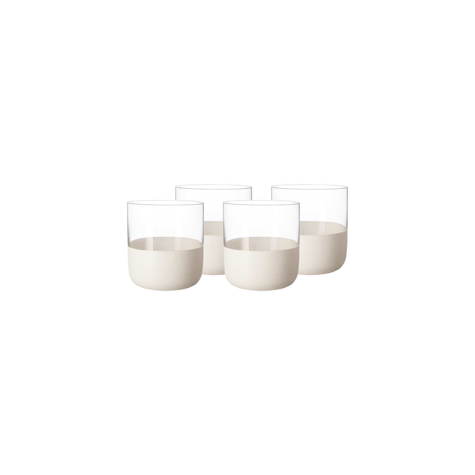 Villeroy & Boch Schnapsglas »Shotgläser Manufacture Rock 80 ml 4er Set weiß günstig online kaufen