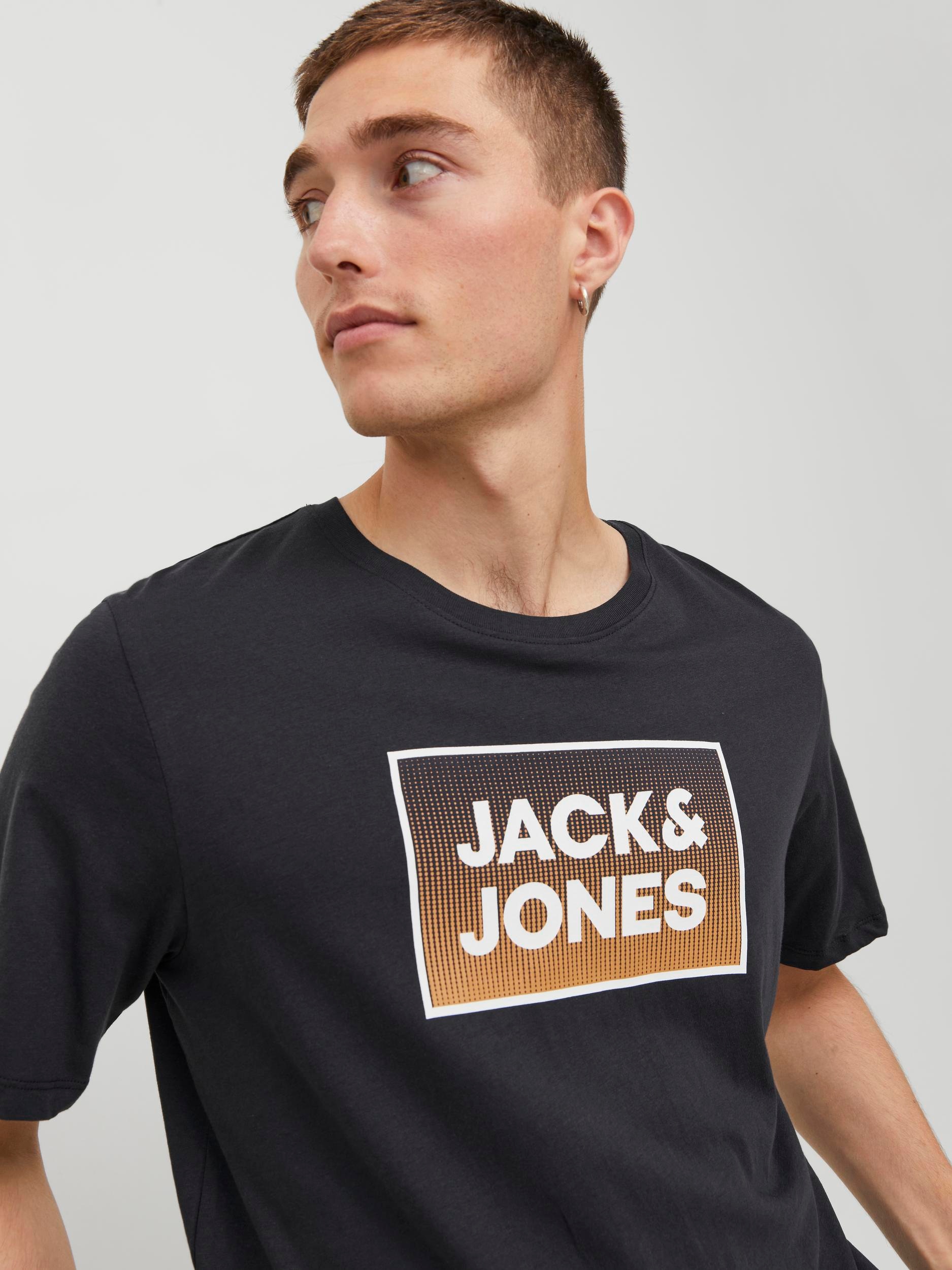 Jack & Jones Kurzarmshirt »JJSTEEL TEE SS CREW NECK«