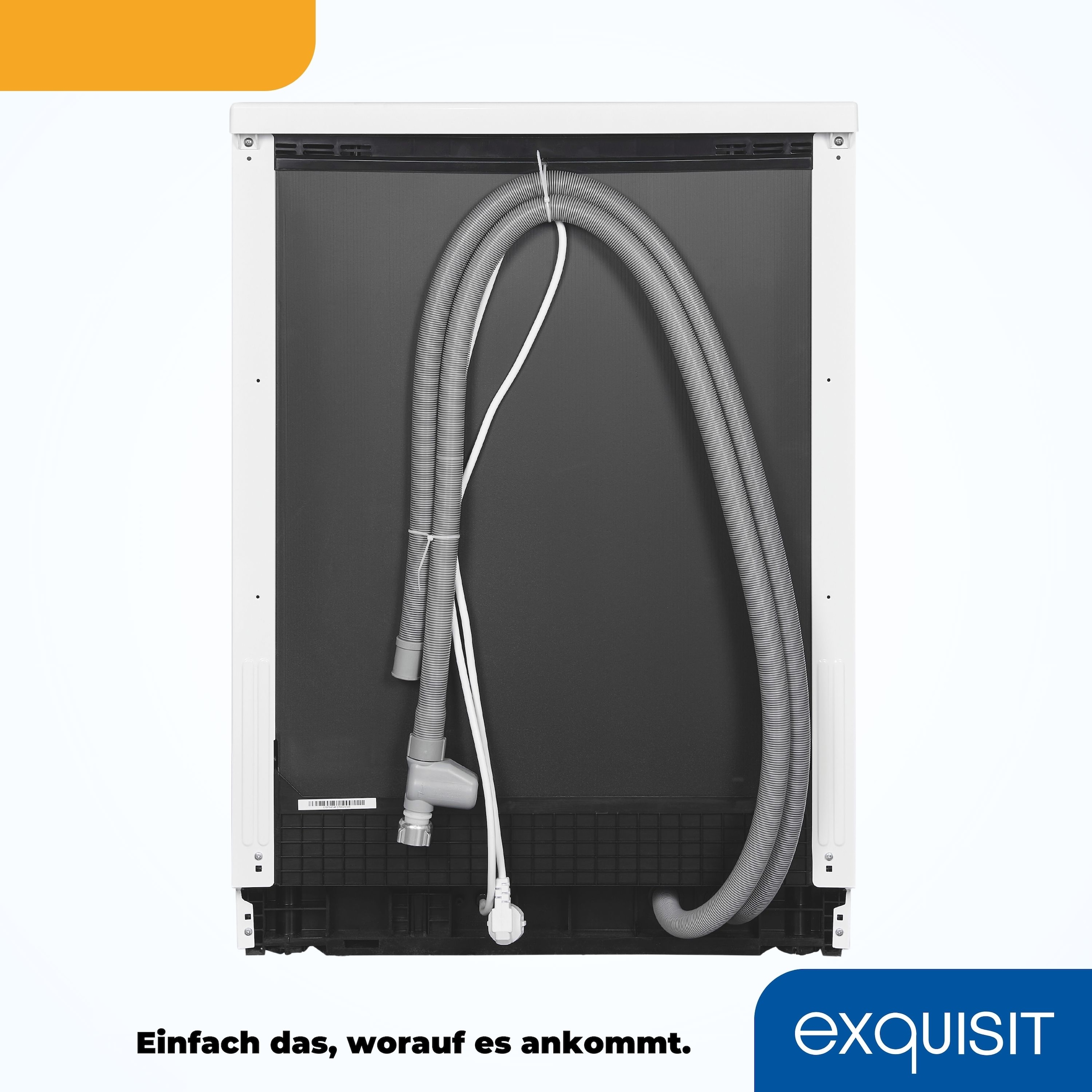 exquisit Standgeschirrspüler »GSP9414-030D weiss«, 14 Maßgedecke