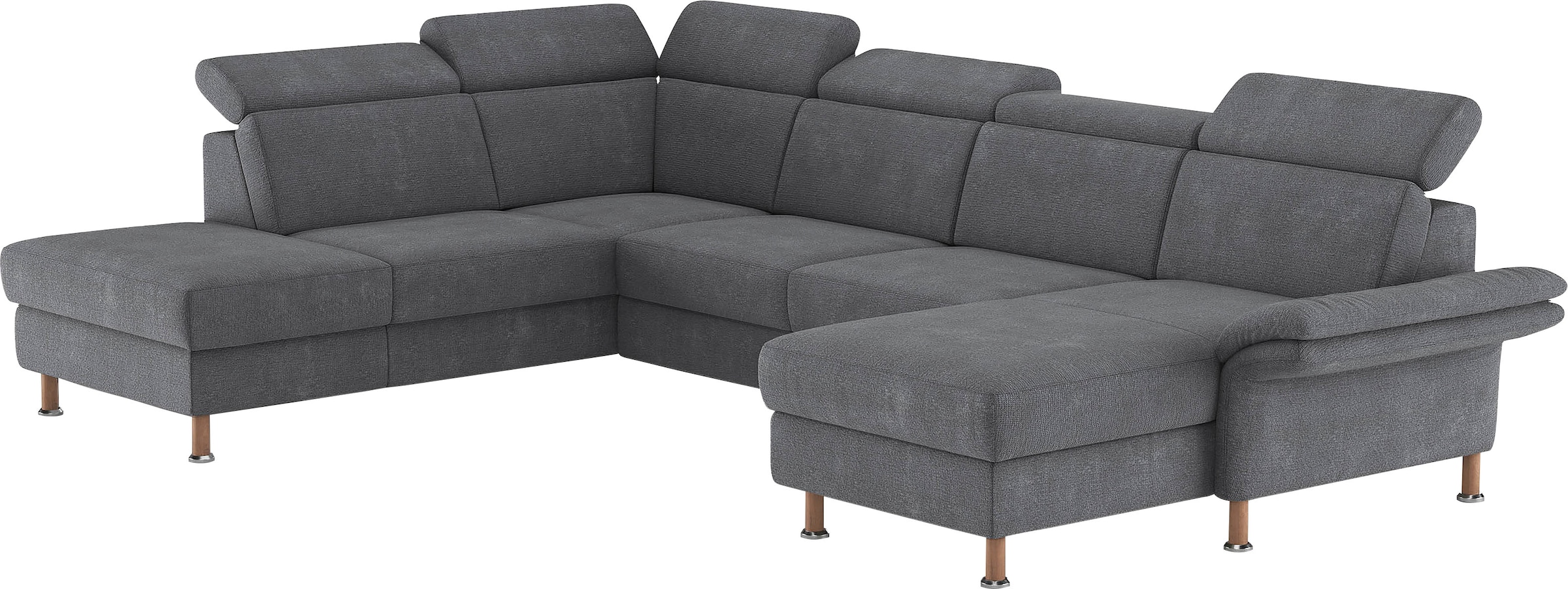 Home affaire Wohnlandschaft »Calypso U-Form«, wahlweise mit motorischer Relaxfunktion