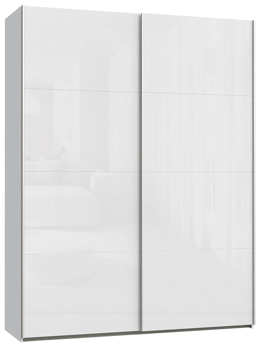 FORTE Schwebetürenschrank »Fittio, Made in Europe, 2 Schiebetüren, modernes Design«, Höhe 2,35 mtr, stehende Montage