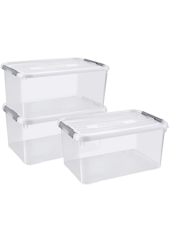 Curver Aufbewahrungsbox »HANDY+ Box«, (Set, 5 St.), 5 x 15L, transparent kaufen