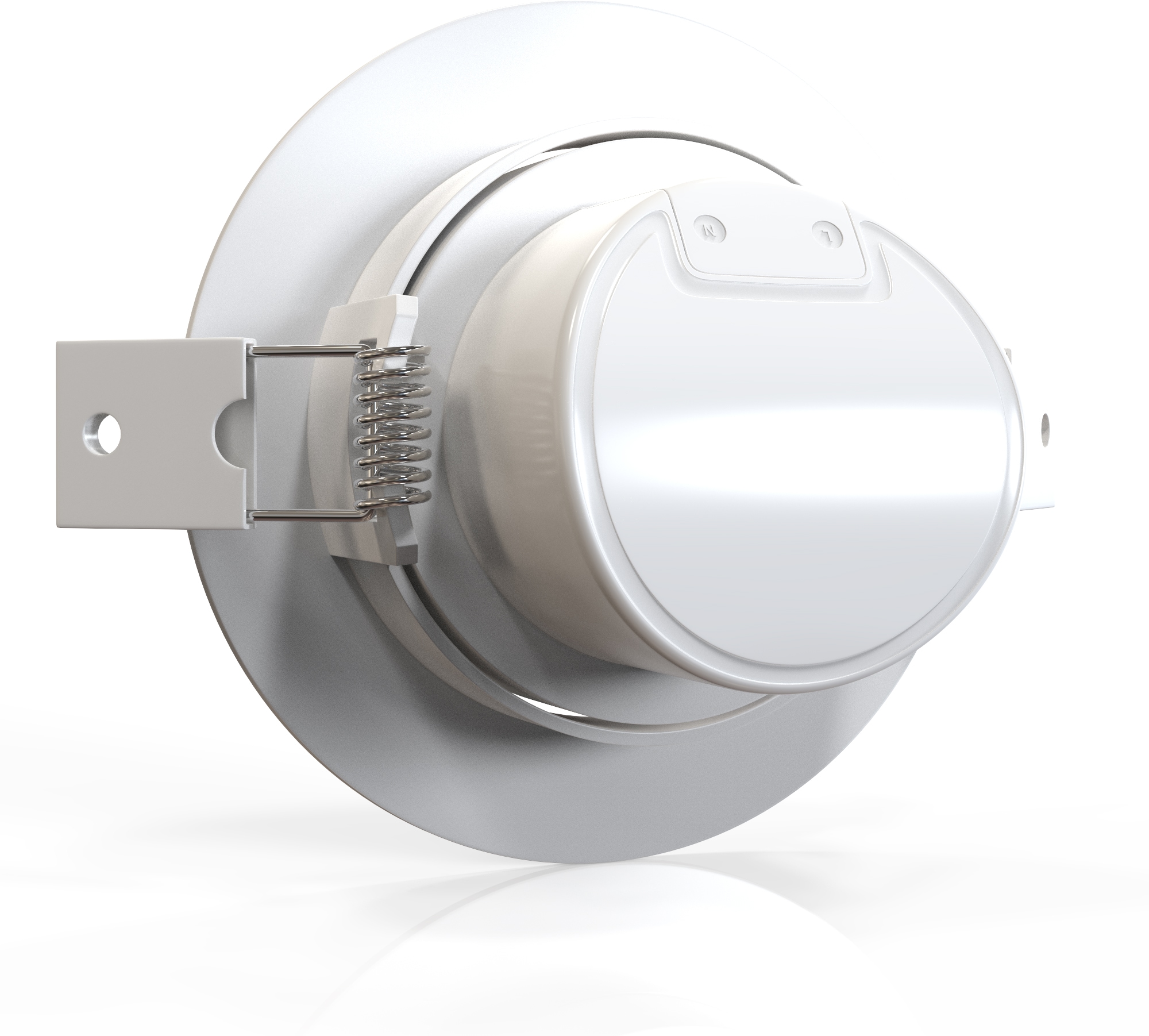 B.K.Licht LED Einbauleuchte »Alcor«, 5 flammig, Leuchtmittel LED-Board | LED fest integriert, LED Einbaustrahler, Spots, flach, Deckenleuchte, 90mm inkl. 5W 350lm