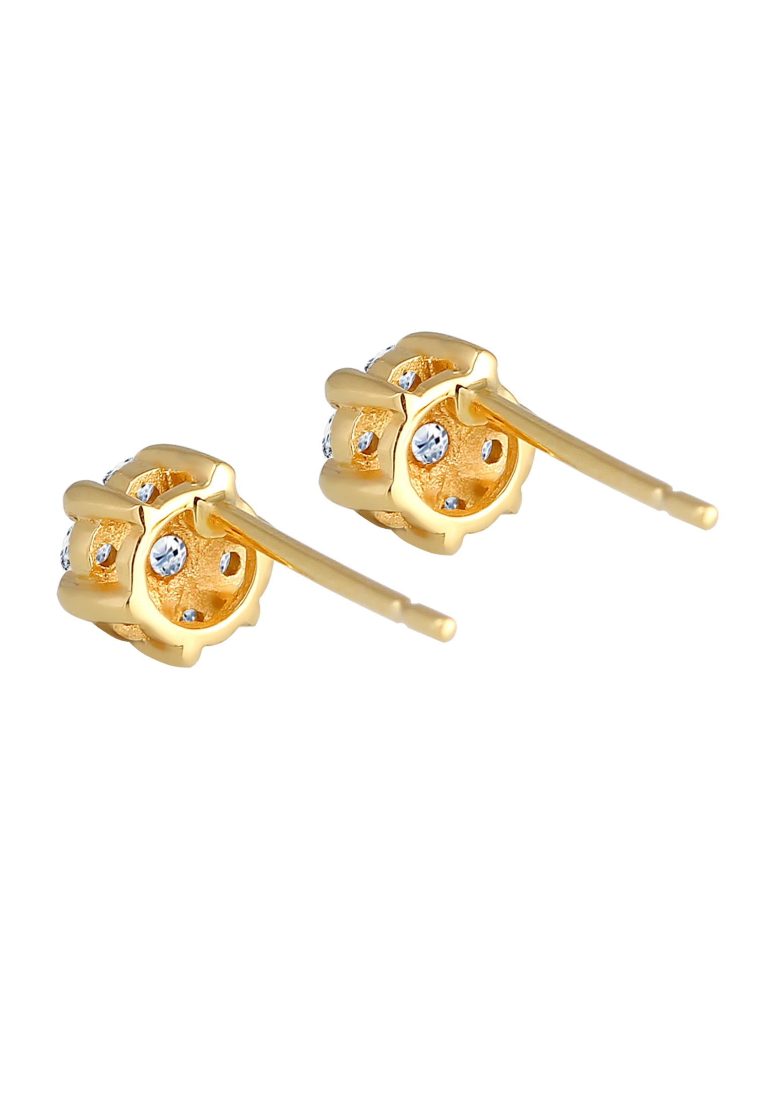 Elli DIAMONDS Paar Ohrstecker »Ohrstecker Diamant Weiß Brillantschliff (0.024 ct) 585 Gelbgold«
