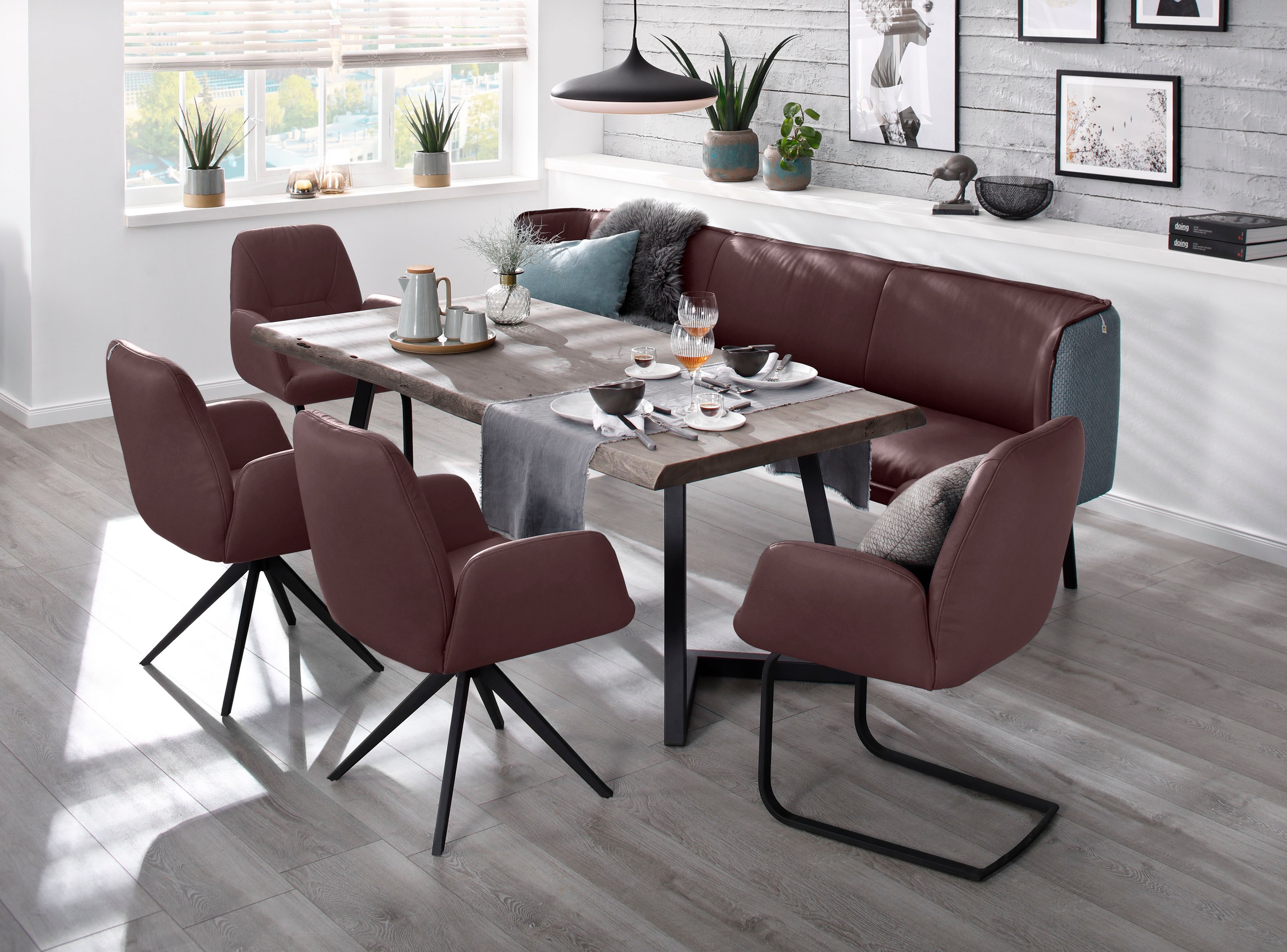 W.SCHILLIG Freischwinger »ole« () Gestell in Schwarz pulverbeschichtet günstig online kaufen