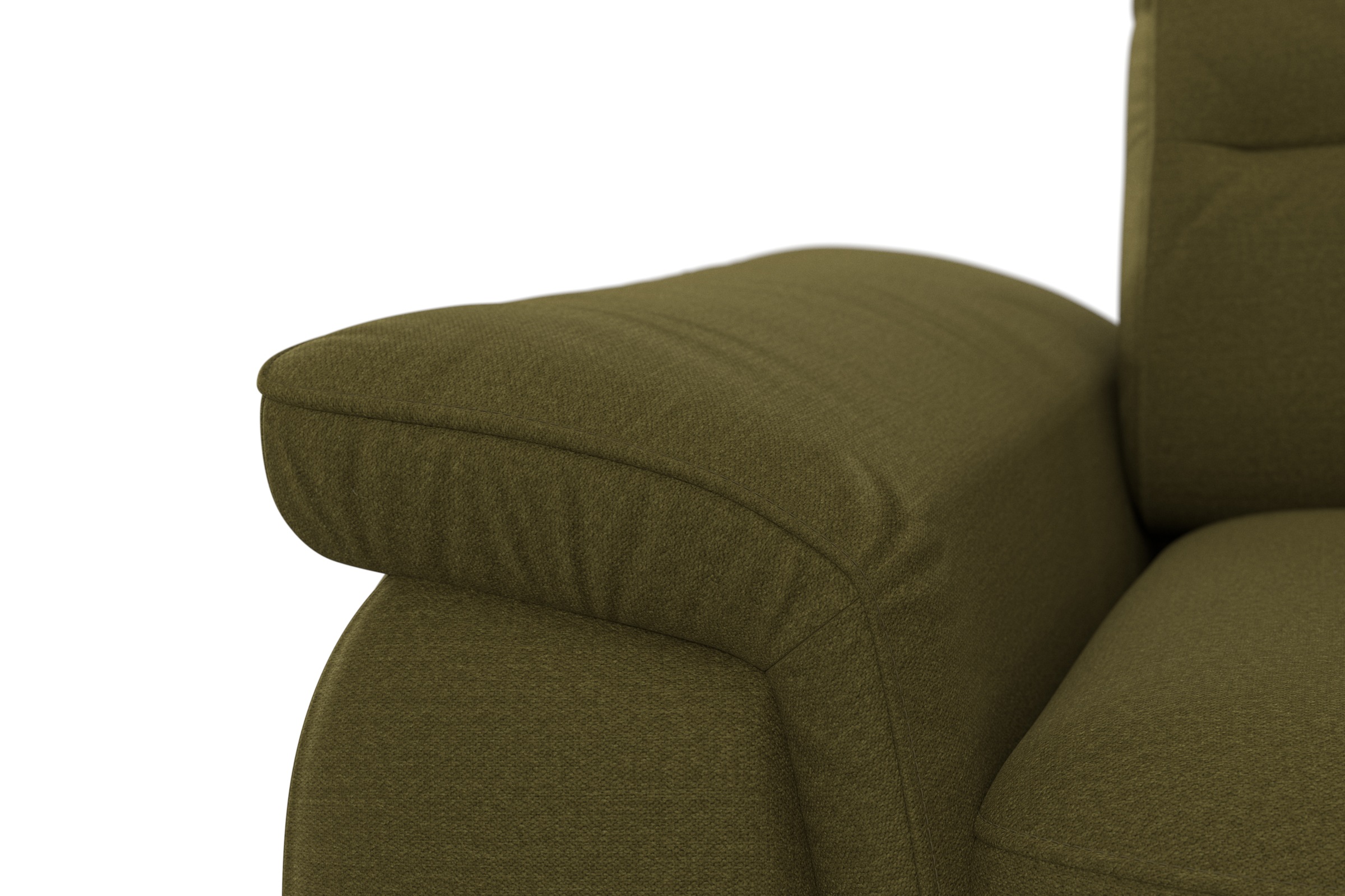 sit&more Ecksofa »Sinatra L-Form«, optinal mit Kopfteilverstellung und Armteilfunktion, Metallfüße