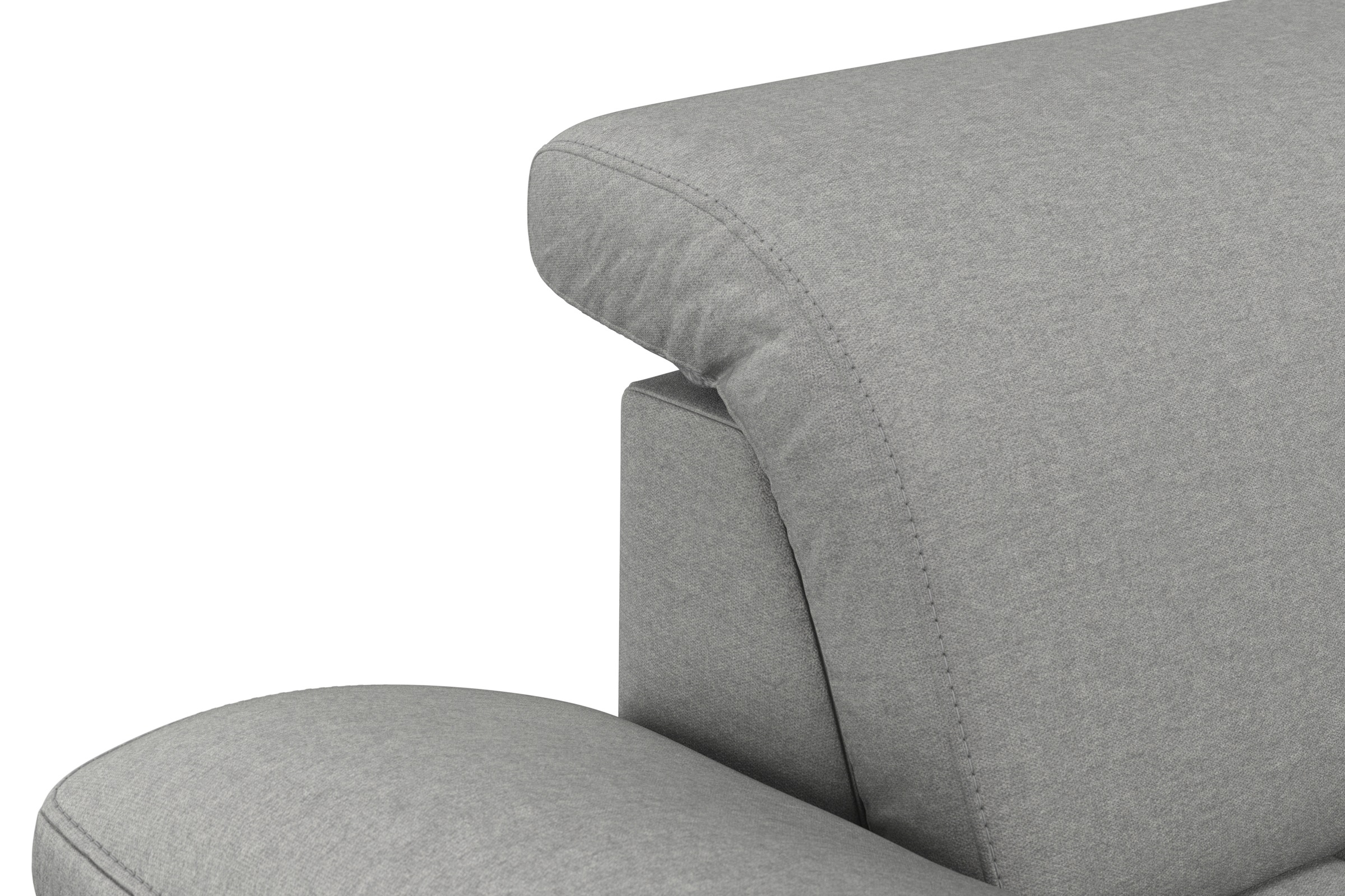 sit&more Ecksofa »Cool L-Form« wahlweise mit Kopfteilverstellung und Vorziehsitz, motorisch