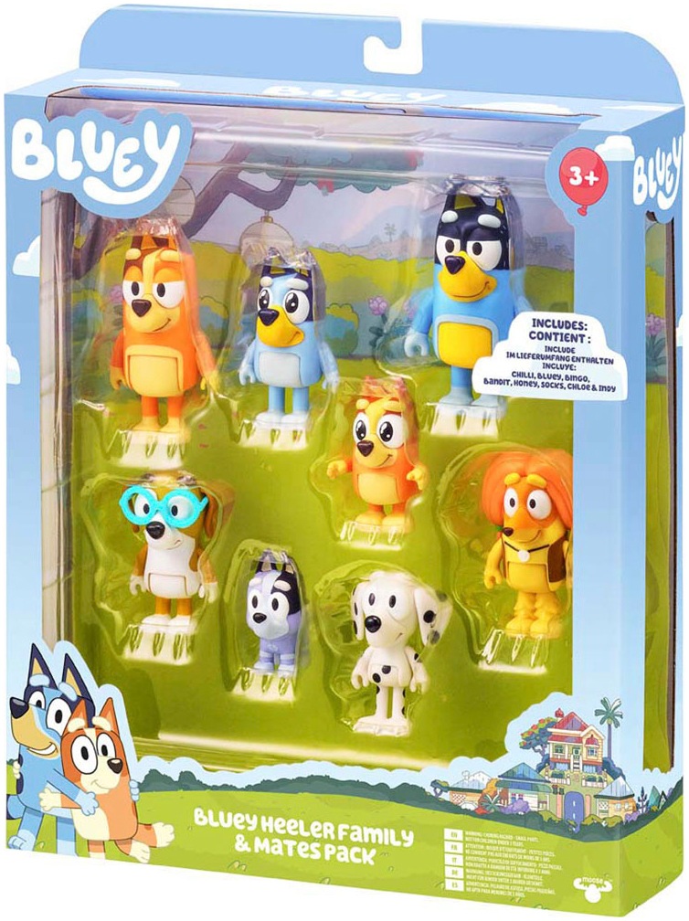 Moose Spielfigur »Bluey & Familie 8er Mega-Pack«