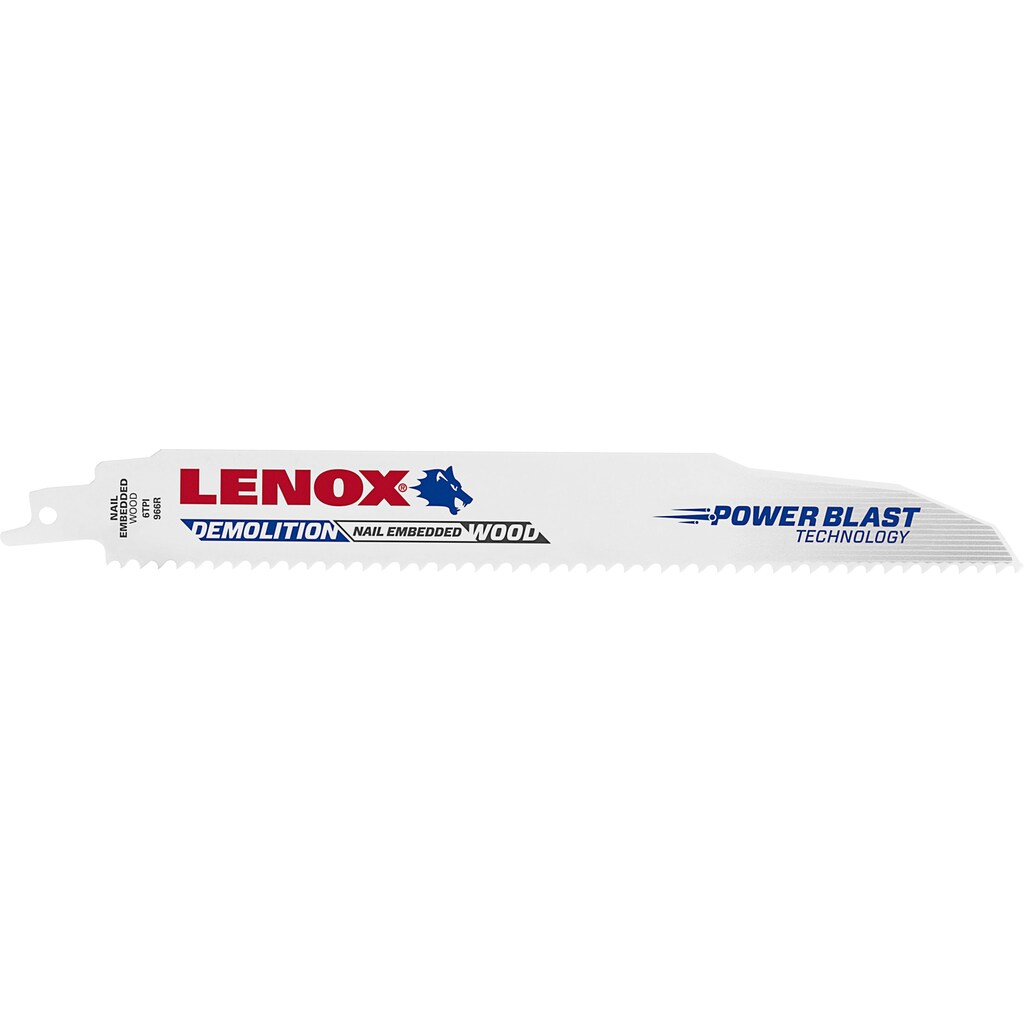 Lenox Säbelsägeblatt »20500106R«, für Abbrucharbeiten 305x22x1,6mm, 2 Stück