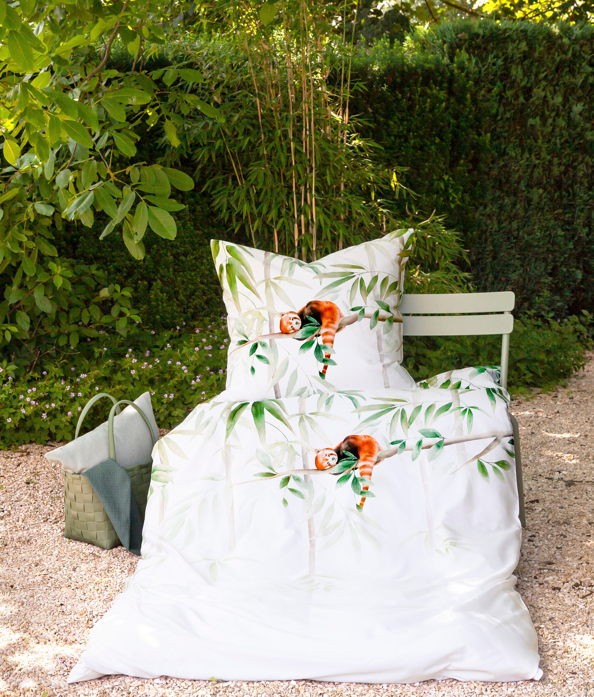 Janine Bettwäsche »modern art S42130-06 *155x220,80x80« mit Reißverschluss