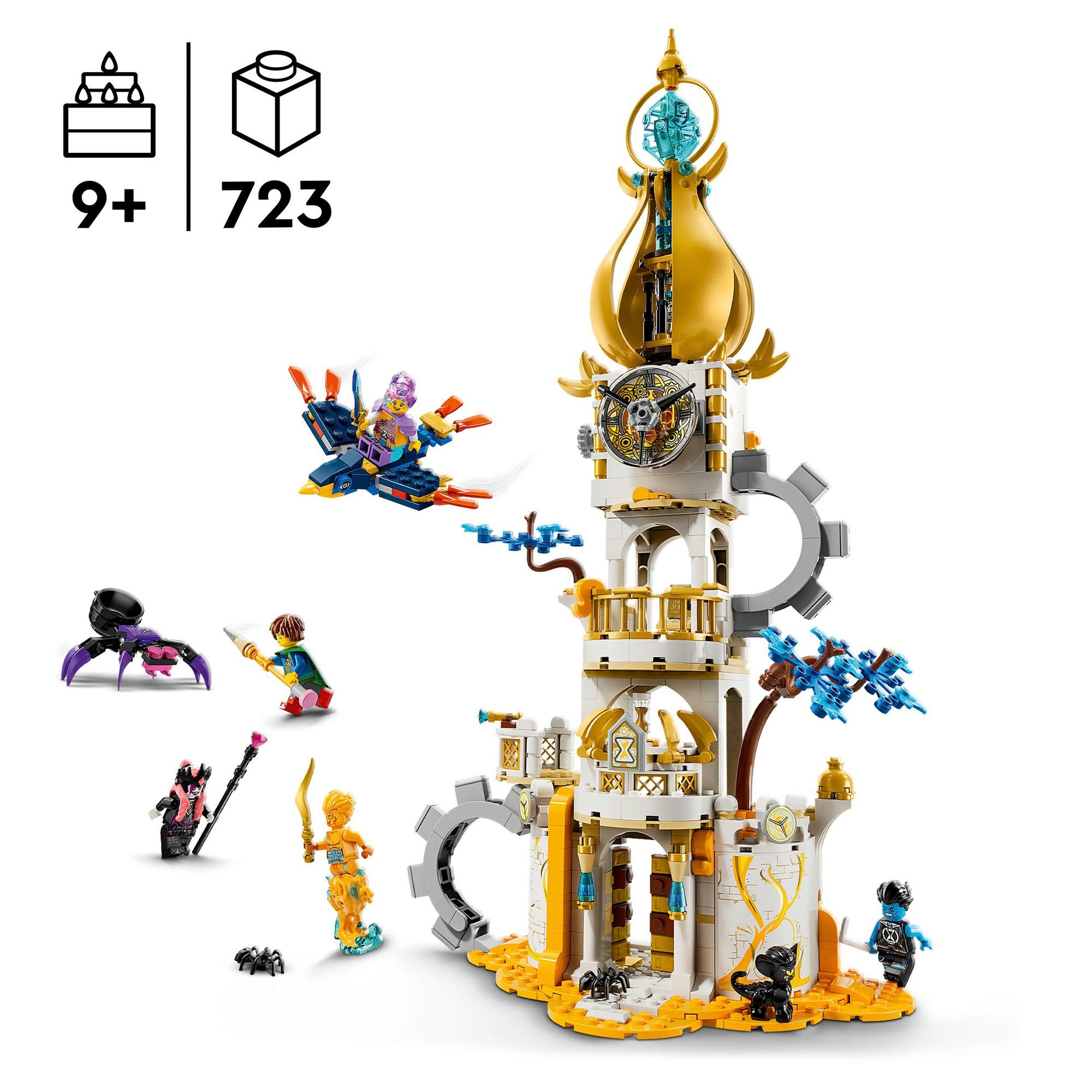 LEGO® Konstruktionsspielsteine »Turm des Sandmanns (71477), LEGO DREAMZzz«, (723 St.), Made in Europe
