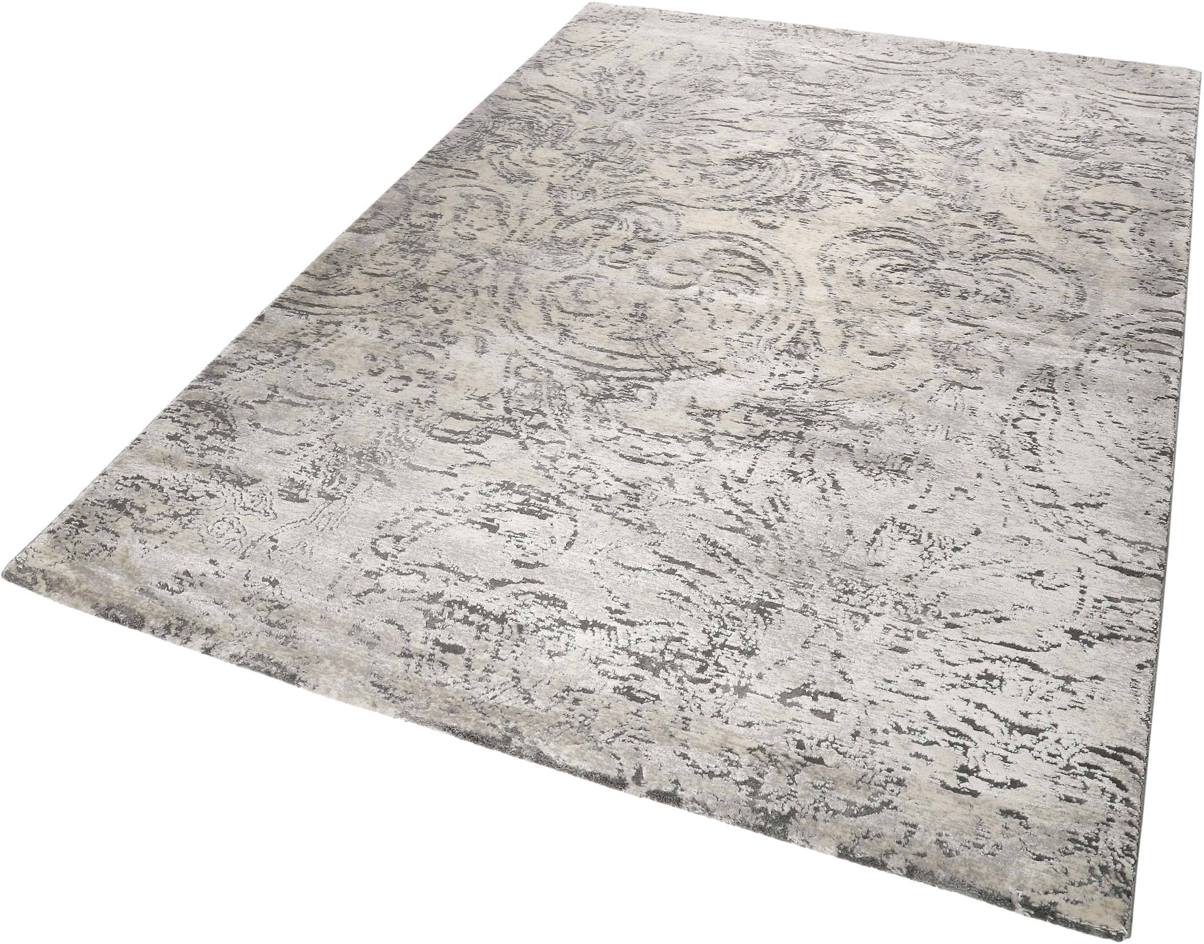 Esprit Teppich »Elda ESP-5198«, rechteckig, 12 mm Höhe, Hoch Tief Struktur, günstig online kaufen