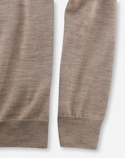OLYMP Rundhalspullover »OLYMP Strick Casual«, moderner Strickpullover