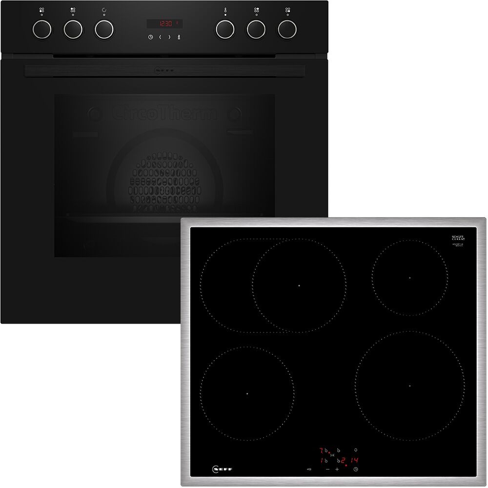 NEFF Elektro-Herd-Set »E2CCG6AK4«, Pyrolyse-Selbstreinigung günstig online kaufen