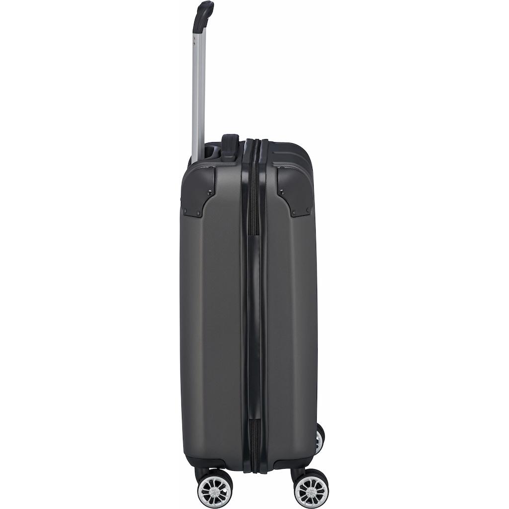 travelite Hartschalen-Trolley »City, 55cm«, 4 Rollen, Handgepäck-Koffer Reisekoffer Hartschallenkoffer TSA Schloss