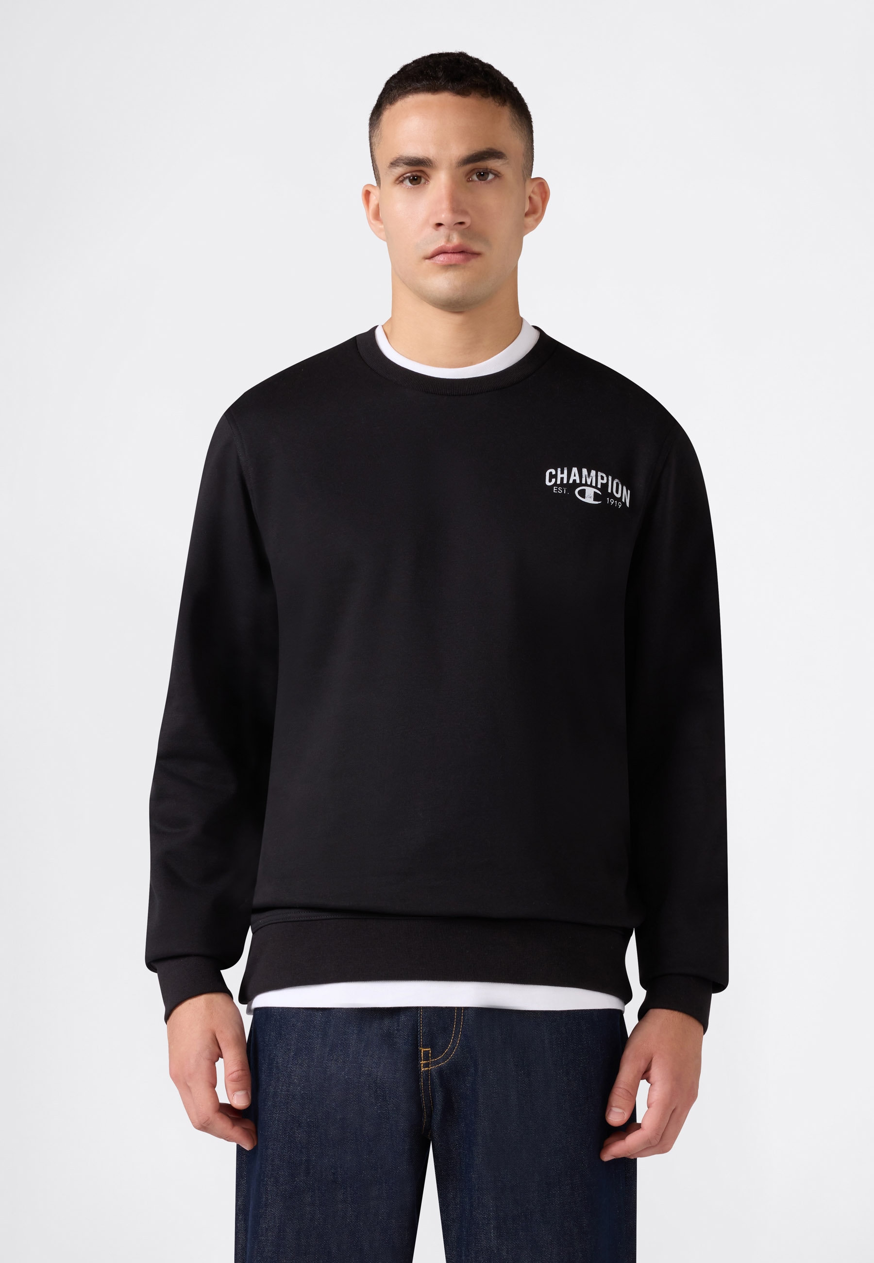 Champion Sweatshirt »SPORTWEAR CREWNECK Standard Fit«, mit sportlicher Ausstrahlung, für Sportmode und Freizeit, Standard Fit
