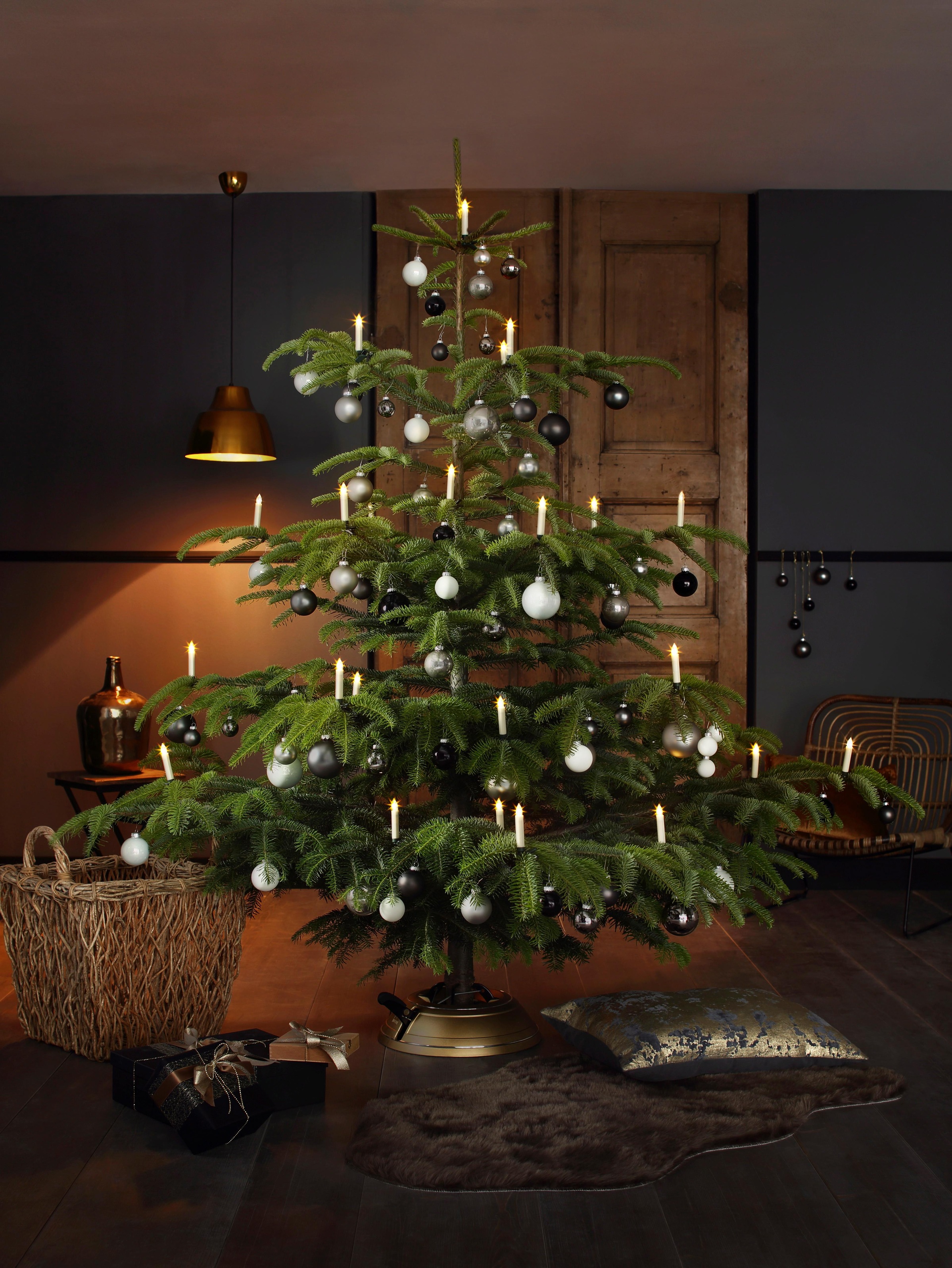 my home kabellos, LED-Christbaumkerzen »Weihnachtsdeko, Dornen plus flammig, Kerzen St.- Christbaumschmuck«, 8 Raten 25 auf bestellen
