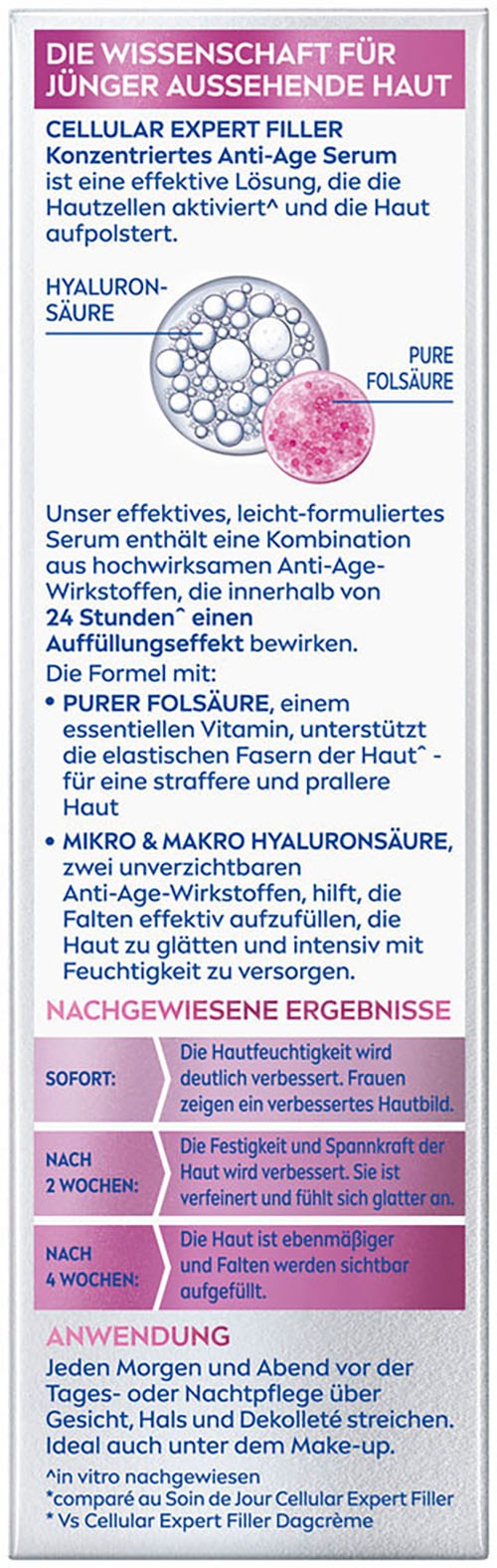 Nivea Gesichtsserum »CELLULAR Expert Filler Konzentriertes Anti-Age Serum«