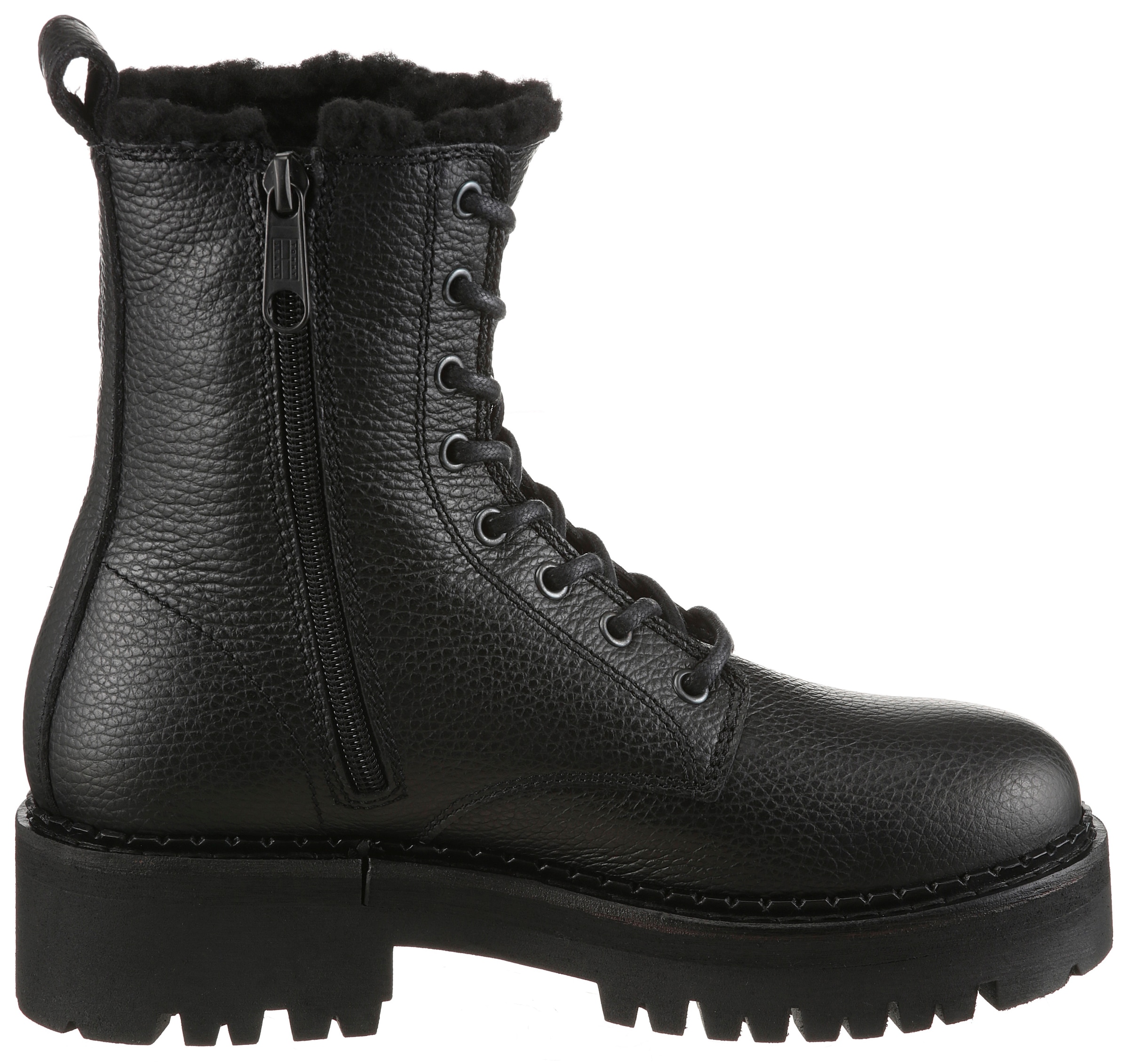 Tommy Jeans Winterboots »TJW URBAN LACEUP BOOT WL«  , Blockabsatz, Schnürboots, Stiefelette mit praktischer Anziehlasche