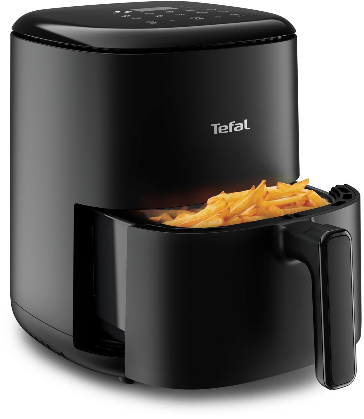Tefal Heißluftfritteuse »EY1458 Easy Fry Compact«, 1300 W, für 1-4 Personen, 10 Programme, spart Zeit und Energie, EY1458