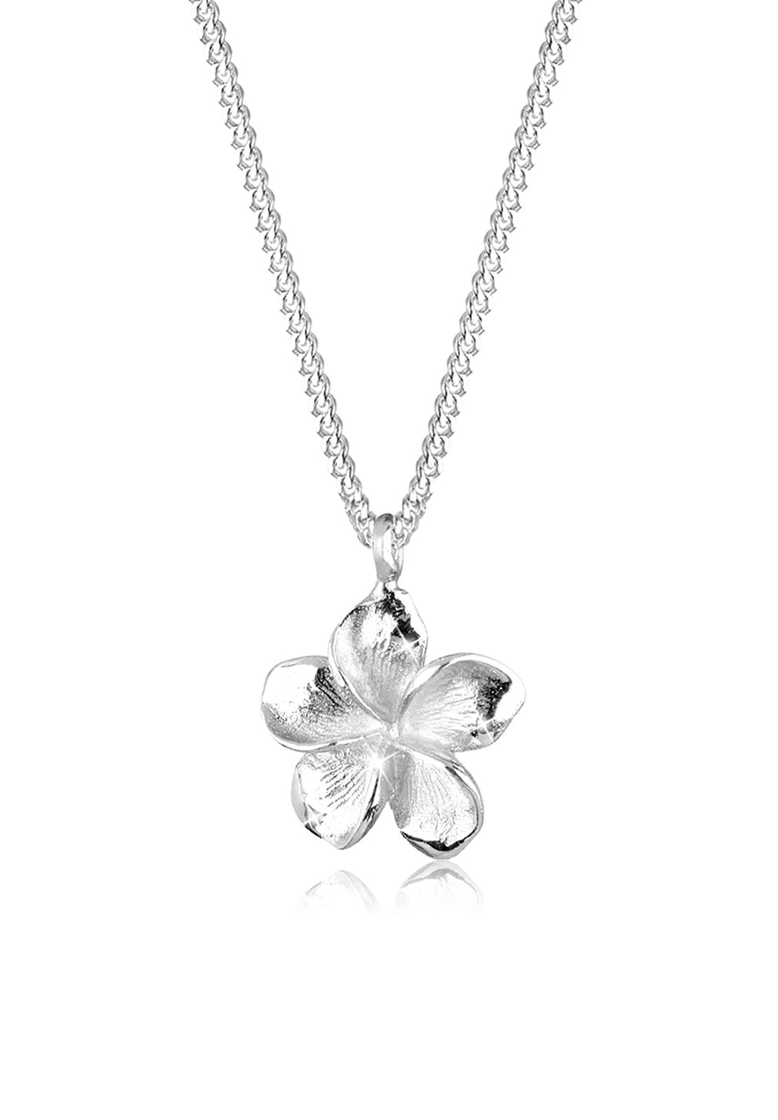 Elli Kette mit Anhänger »Frangipani Blüte 925 Silber«