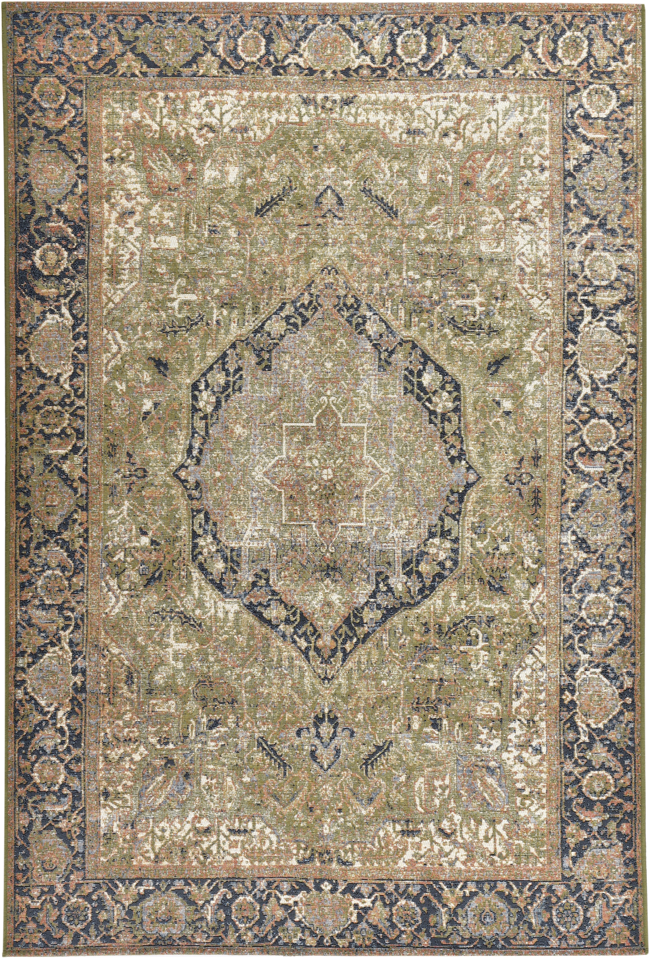 TOM TAILOR HOME Teppich »Funky Outdoor Orient One«, rechteckig, 5 mm Höhe, Flachgewebe, Orient-Optik, In- und Outdoor geeignet, Wohnzimmer