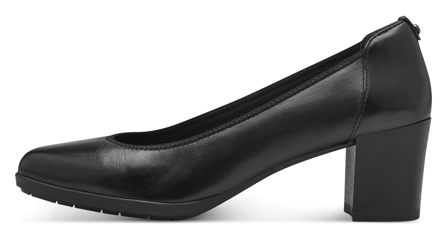 Tamaris Pumps, Blockabsatz, Businesschuh, Abendschuh, komfortabler Elastikeinfass