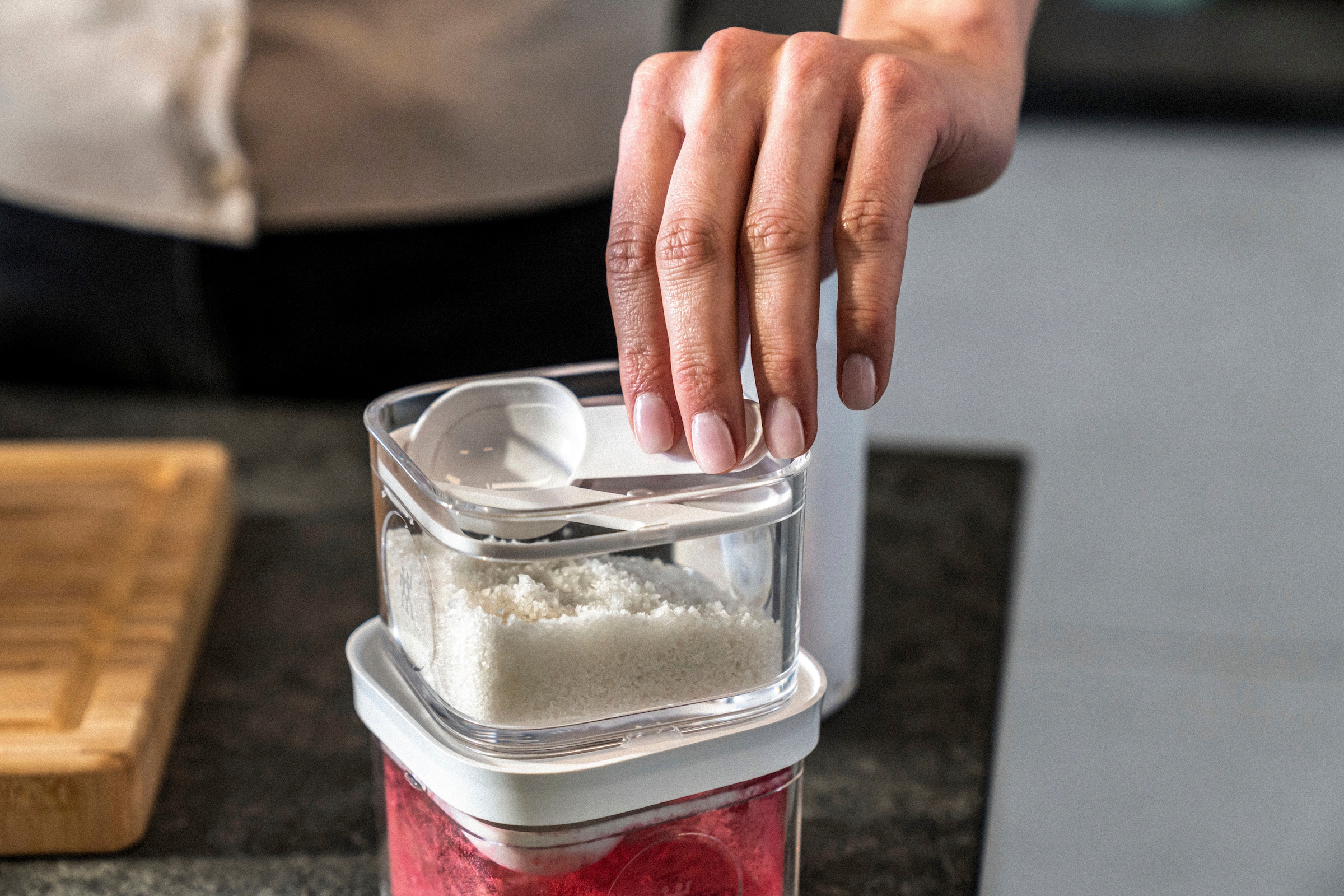 Zwilling Vakuumbehälter »CUBE«, (Set, 6 tlg.), modulare, stapelbare Aufbewahrungsboxen