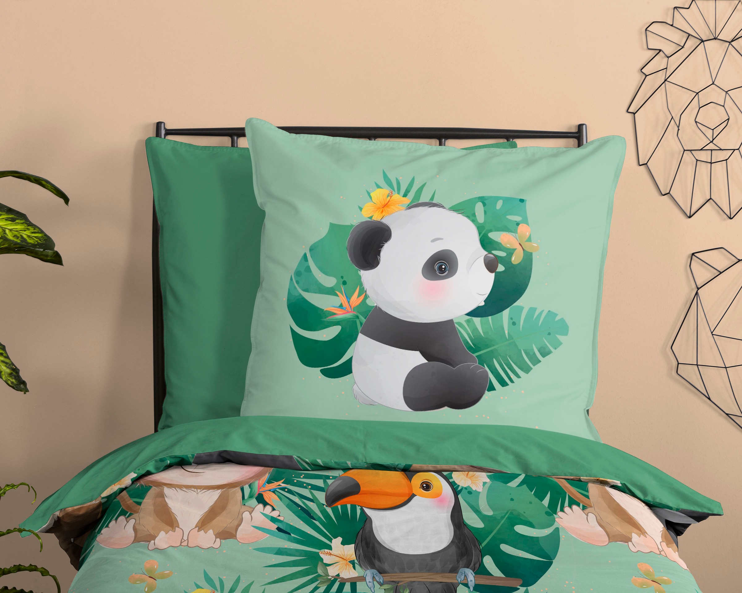 good morning Kinderbettwäsche »Momo« 2 Stk. tlg. Mikrofaser, 135x200, Pfleg günstig online kaufen