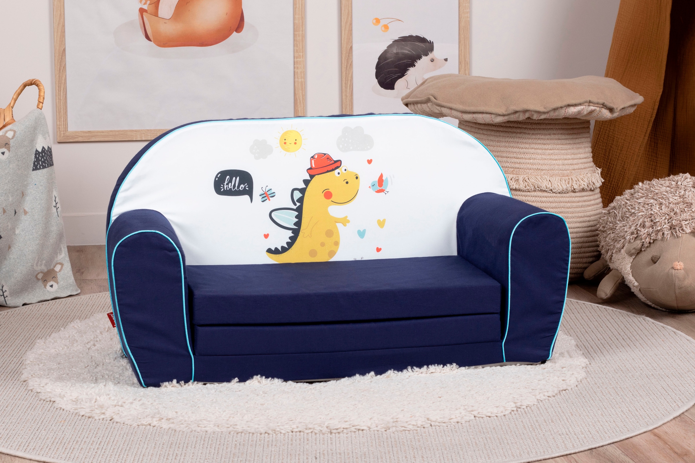 Knorrtoys® Sofa »Lovely dino«, für Kinder; Made in Europe