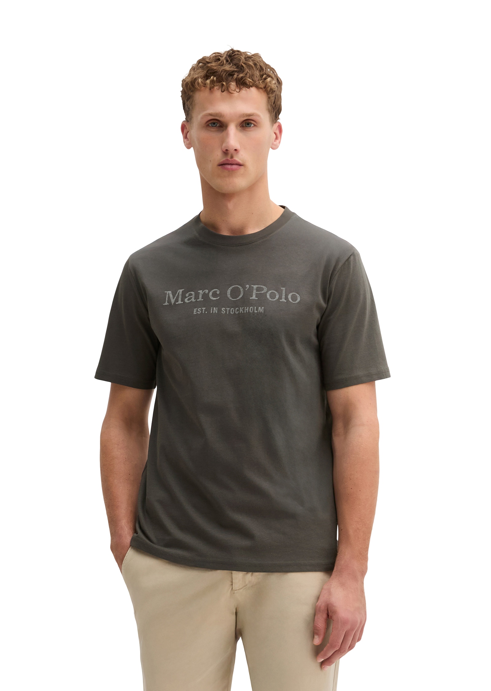 Marc O'Polo T-Shirt klassisches Logo-T-Shirt