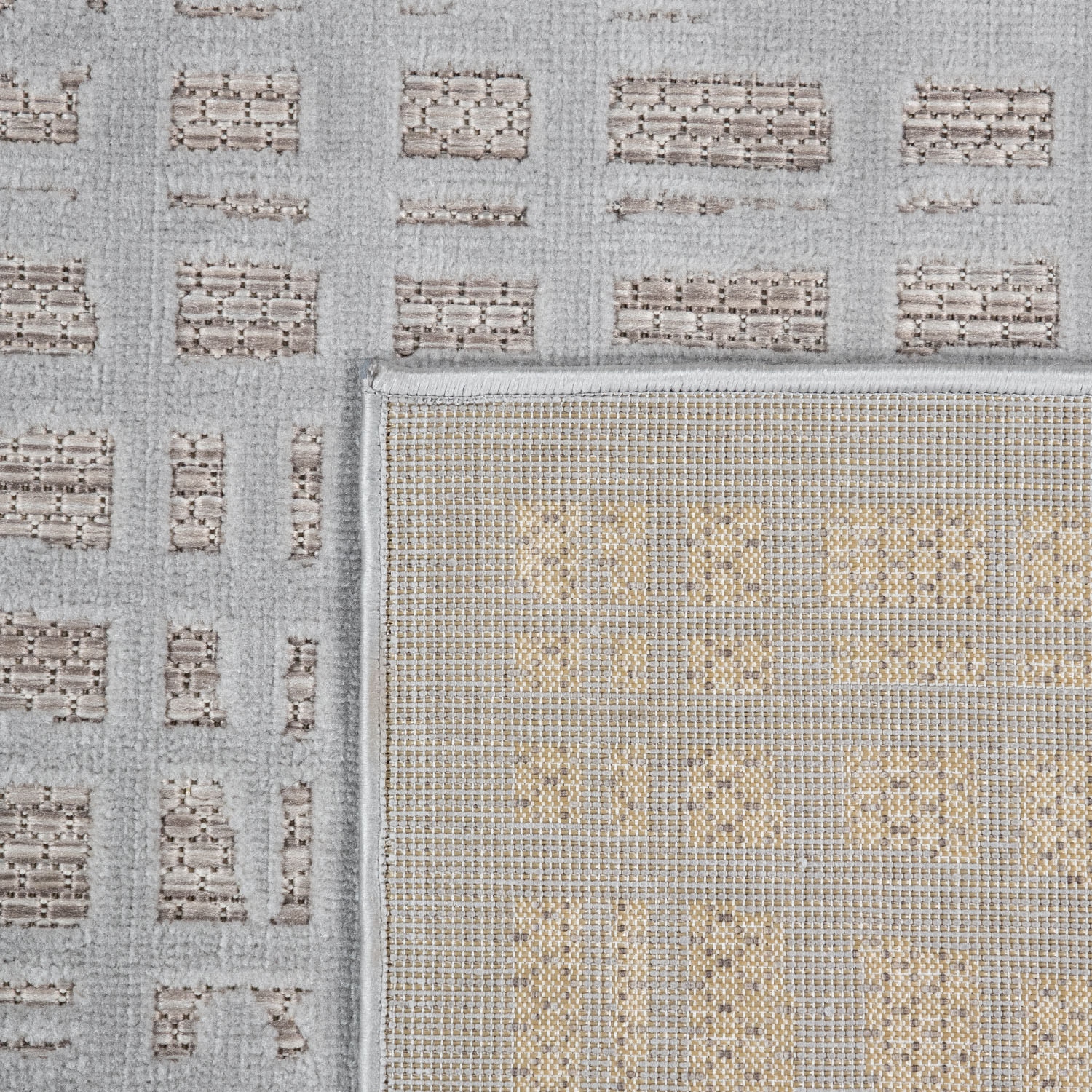 »Teka Outdoor Flachgewebe, 782«, Teppich Paco bequem geeignet und Home rechteckig, Karo 3D-Effekt, und Muster, bestellen In- schnell