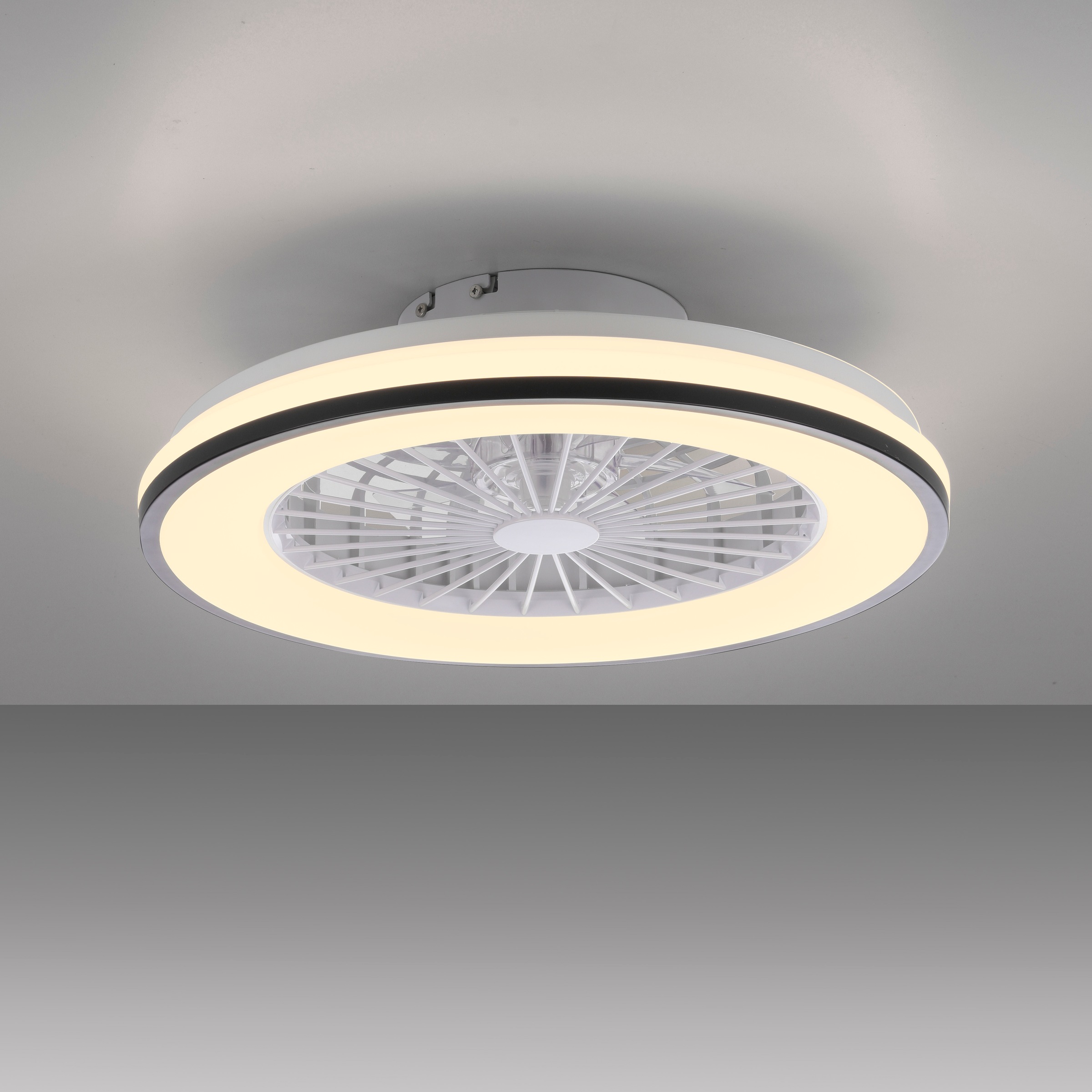 JUST LIGHT LED Deckenleuchte »LENO« LED-Board 1 Stk. RGB Ventilatorfunktion, CCT-RGB, Memoryfunktion, getrennt schaltbar