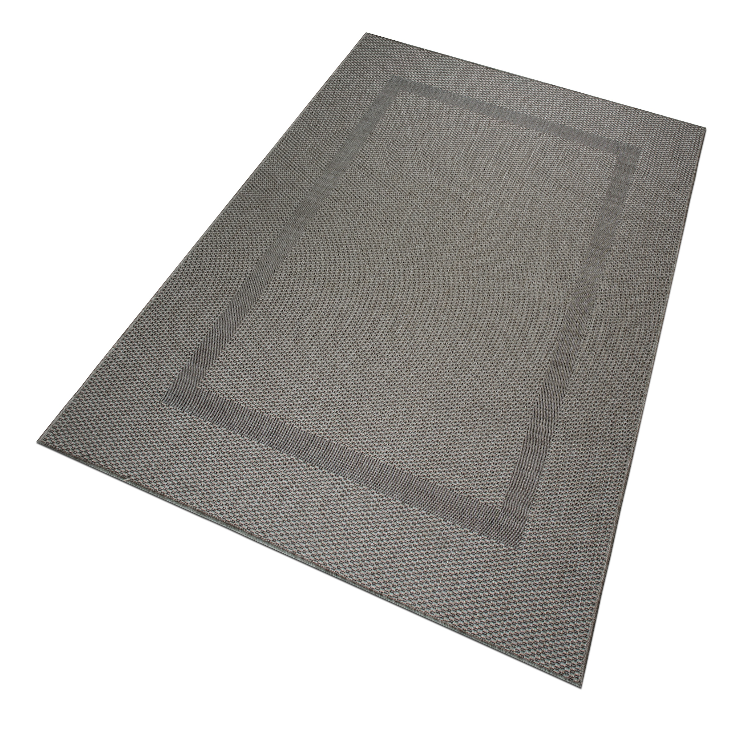 my home Teppich »Venedig Bordüre auch als Läufer erhältlich«, rechteckig, 3 mm Höhe, In- und Outdoor geeignet, Sisal-Optik, Wetterfest & UV-beständig