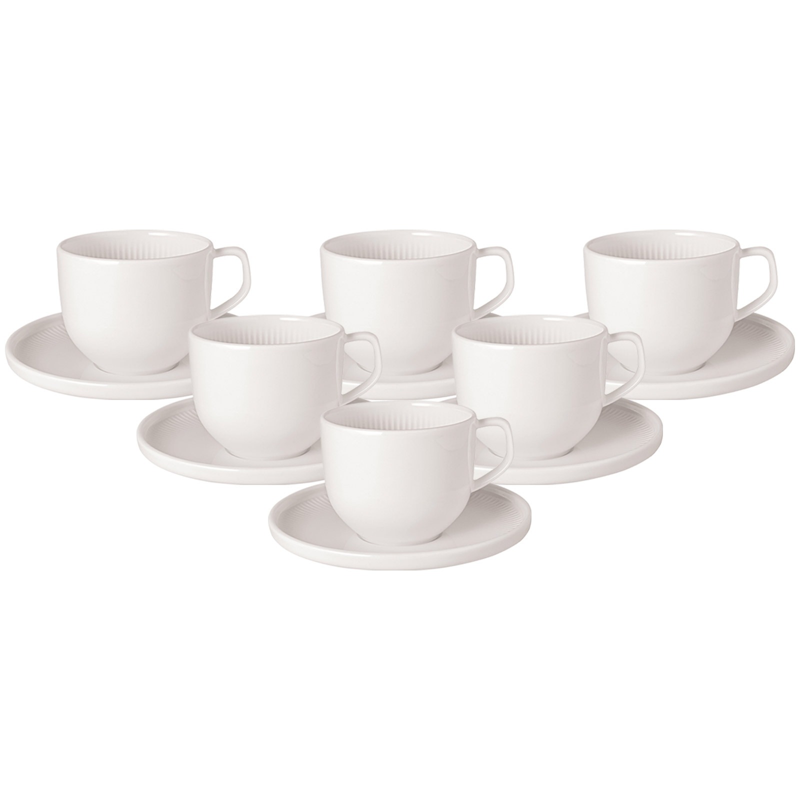 Villeroy & Boch Tasse »Kaffeetassen mit Untertassen Afina 150 ml 6er Set we günstig online kaufen